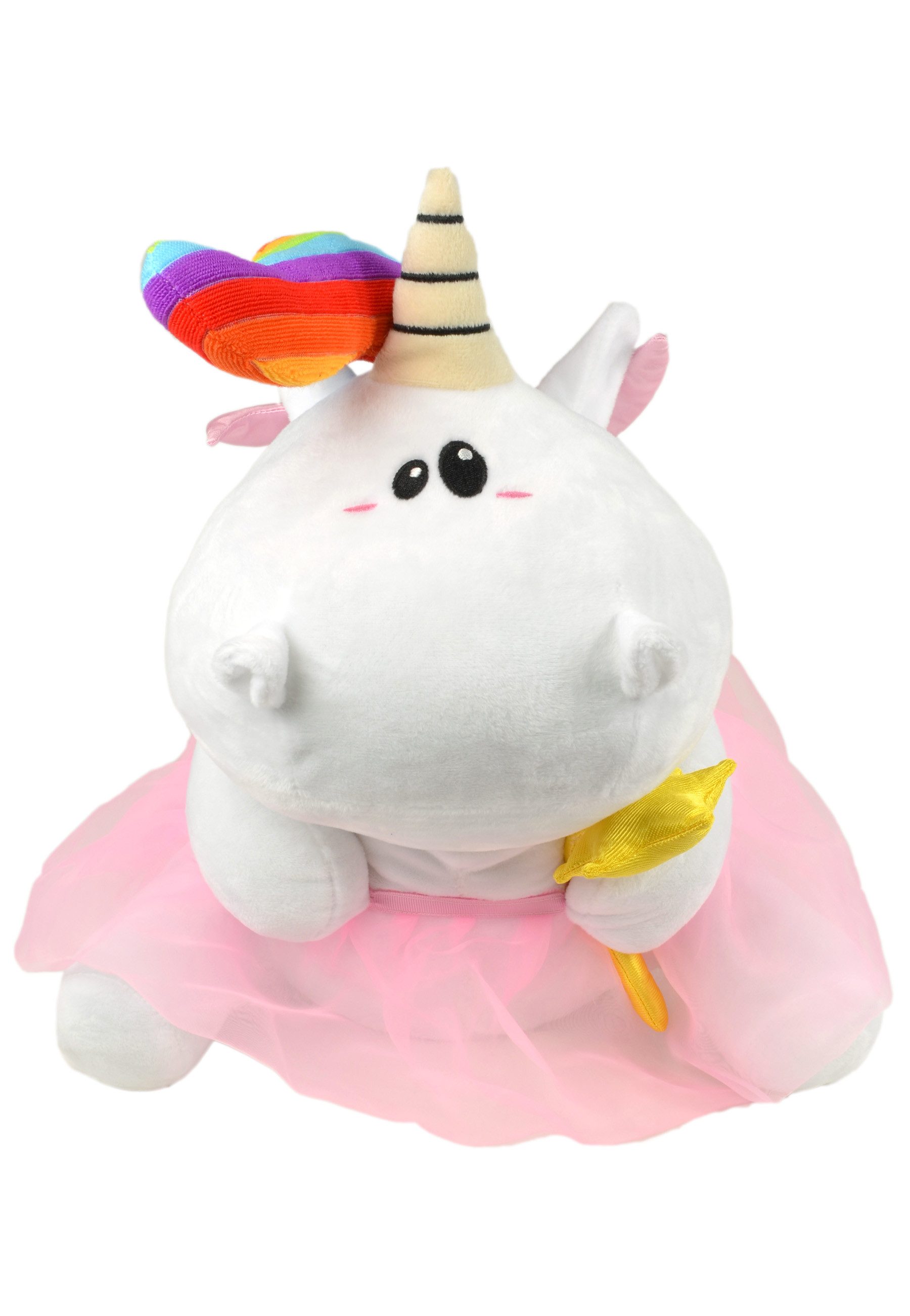 United Labels® Kuscheltier Pummel & Friends - Pummelfee Plüsch Einhorn 40 cm