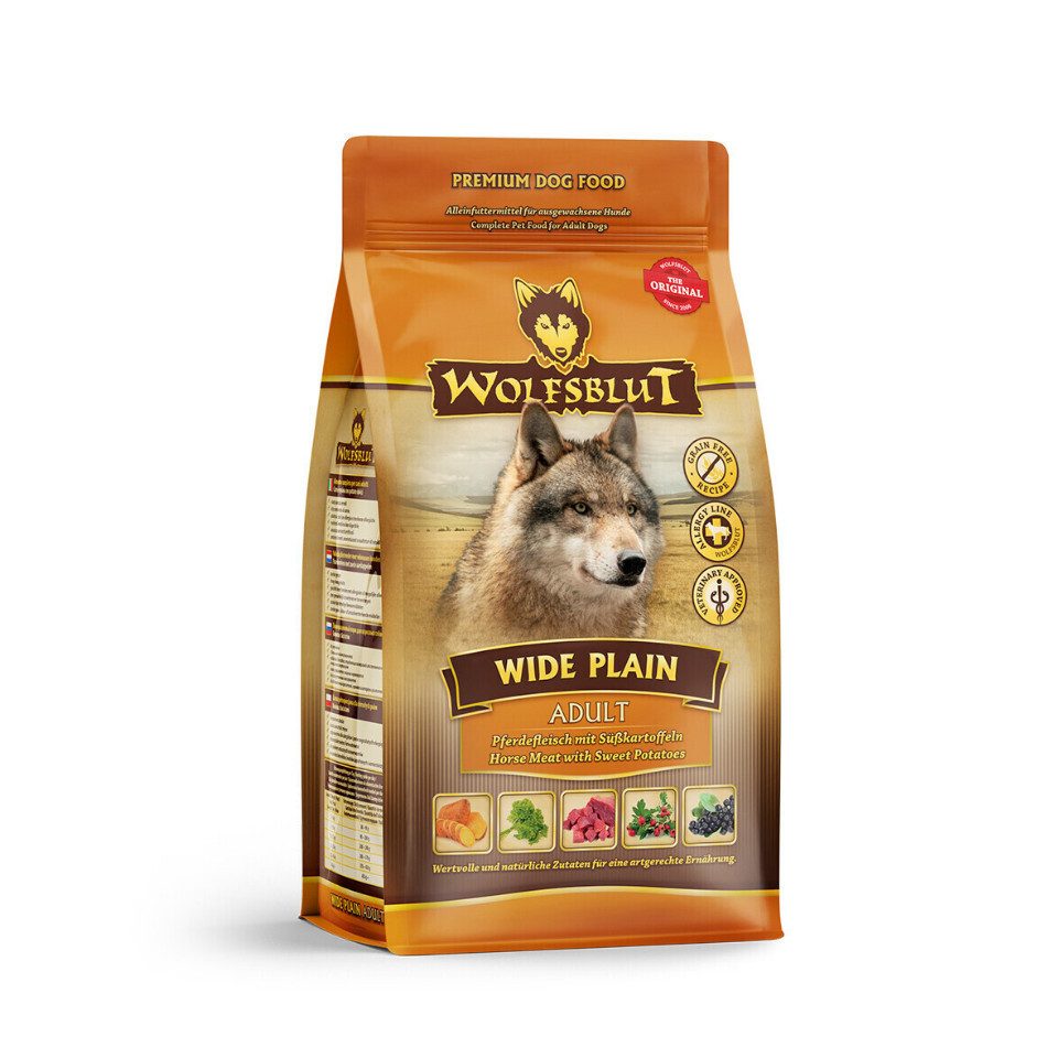 Wolfsblut Wide Plain - hochwertiges, hypoallergenes Trockenfutter, Trockenfutter für: Hunde
