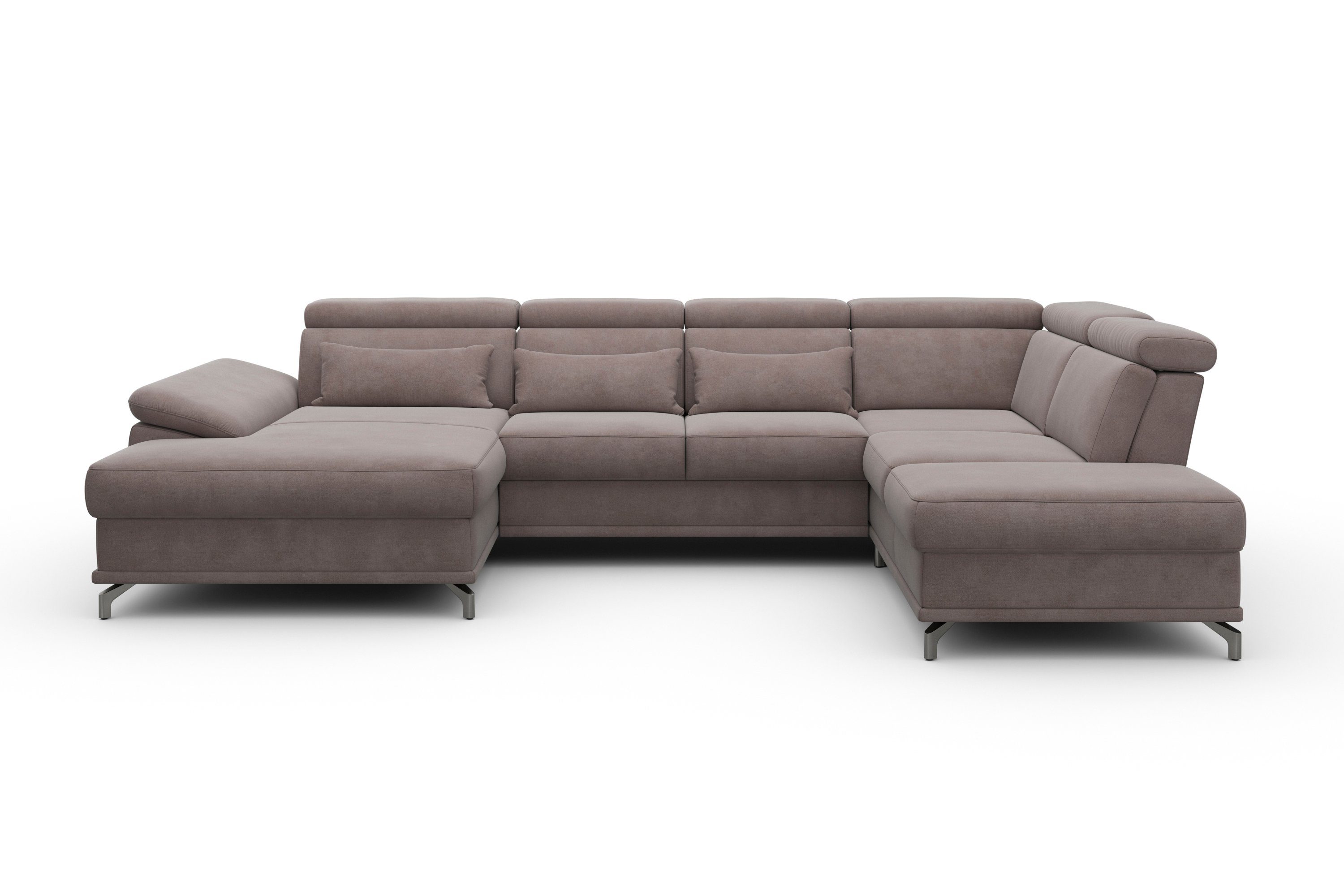 sit&more Wohnlandschaft "Cabrio U-Form, mit Sitztiefenverstellung, Arm- und günstig online kaufen