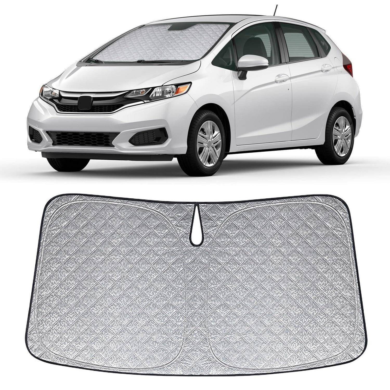LuxusKollektion Frontscheibenabdeckung Frontscheiben Sonnenschutz Sonnenblende UV Honda Fit Jazz 2020-2026