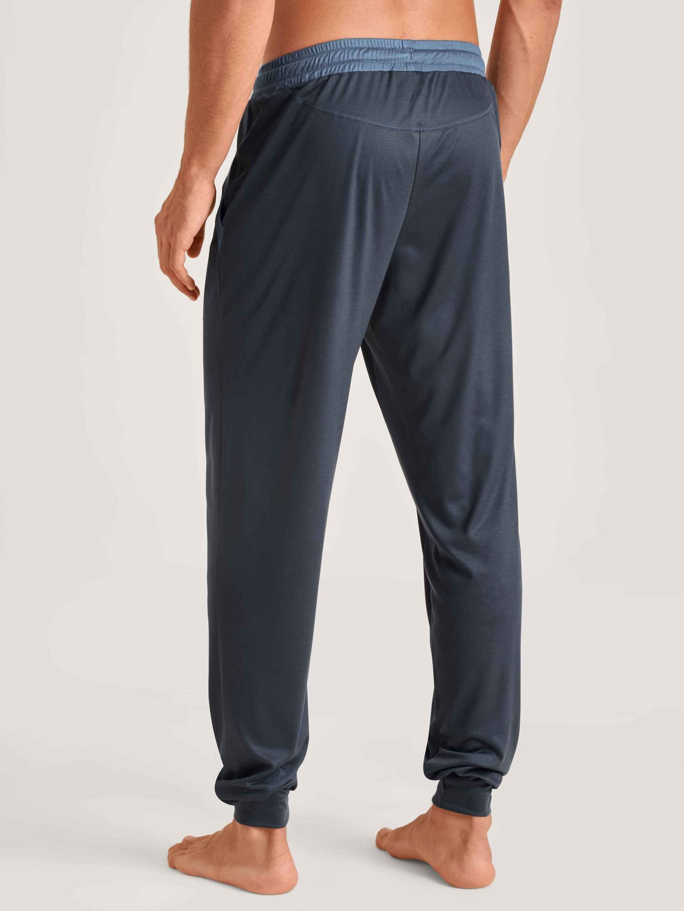 CALIDA Pyjamahose Bündchen mit und Pants (1-tlg) Eingrifftaschen