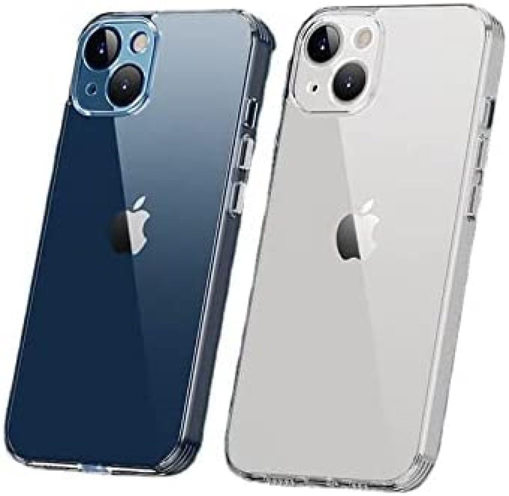 OLi Handyhülle Transparent Silikon Hülle Stoßfest für iPhone 14 6.1 mit Kamera Schutz 6,10 Zoll, Dünn und Weiches