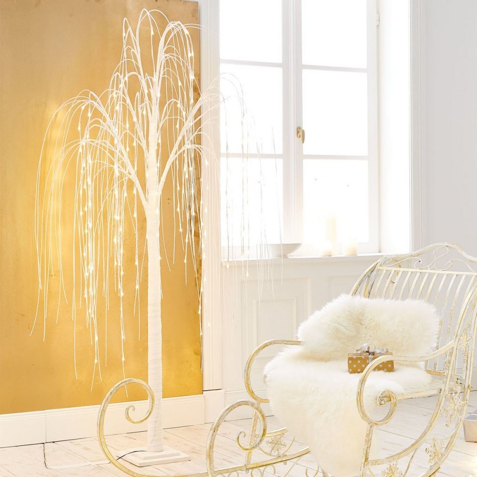 Schneider LED Baum Bianco, LED fest integriert, Warmweiß, Höhe ca. 200 cm