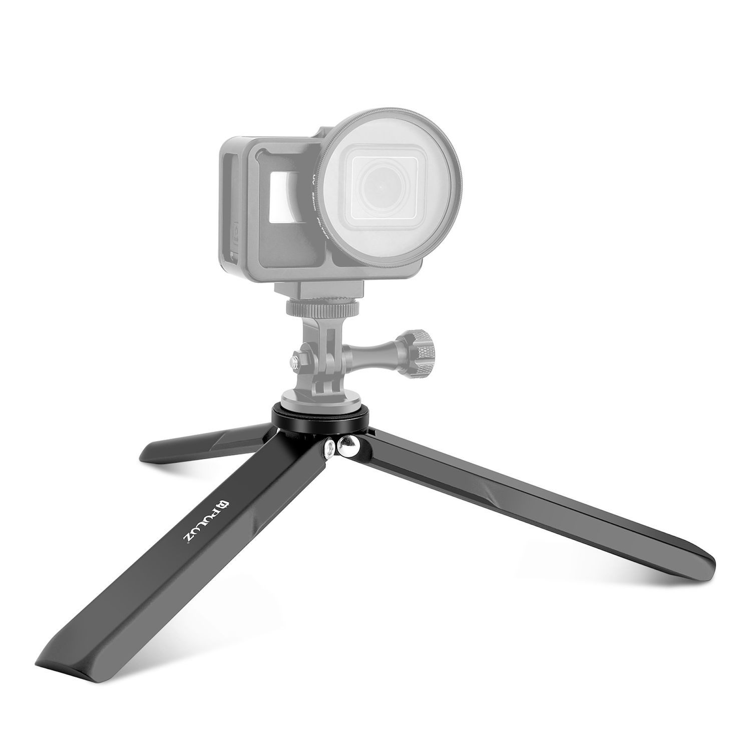 Für DJI Osmo Pocket 3 / Insta360 X4 PULUZ Aluminium Stativ Schwarz Zubehör Drohne