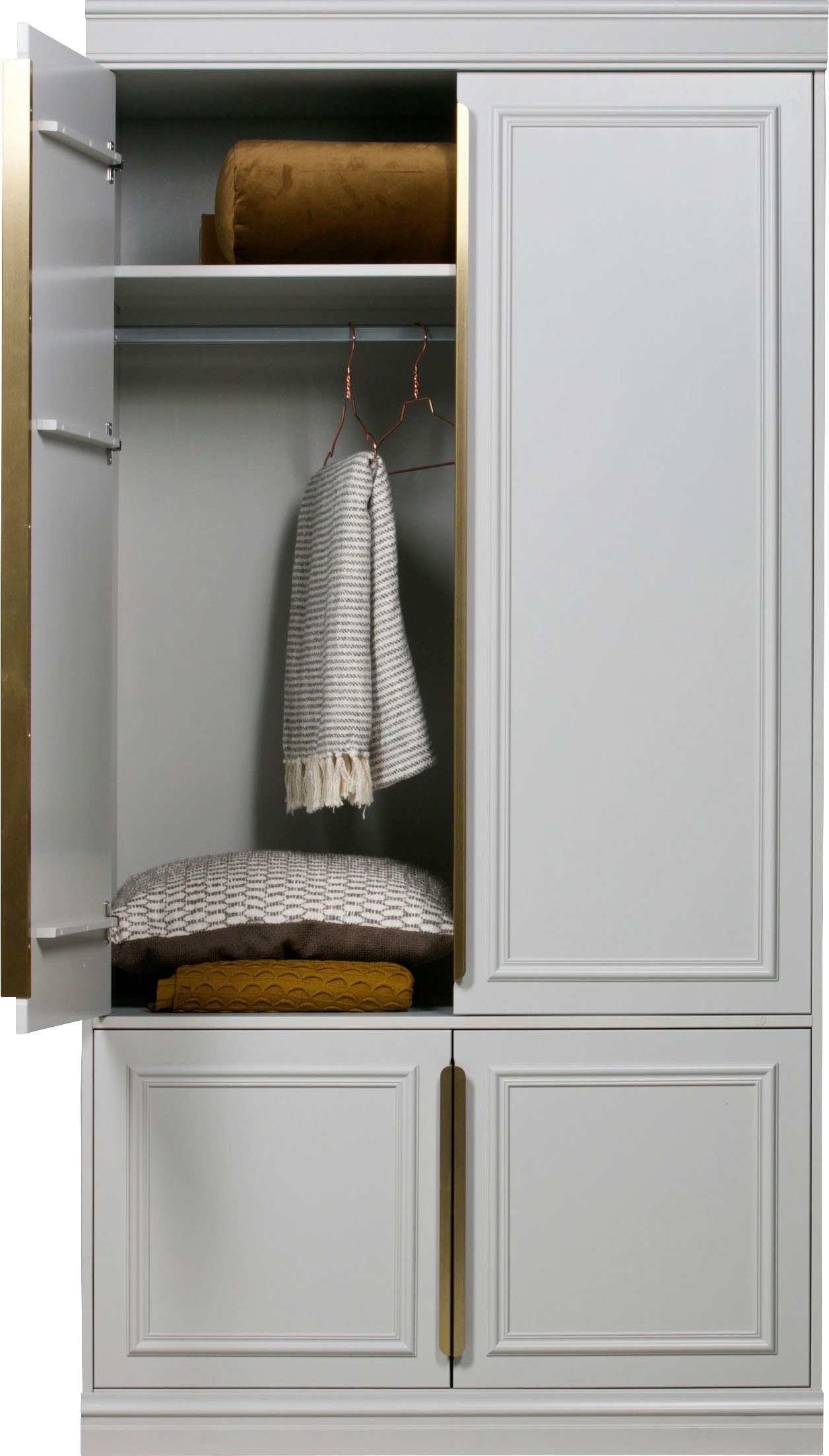 WOOOD Garderobenschrank Organize viel Stauraum, Höhe 215 cm