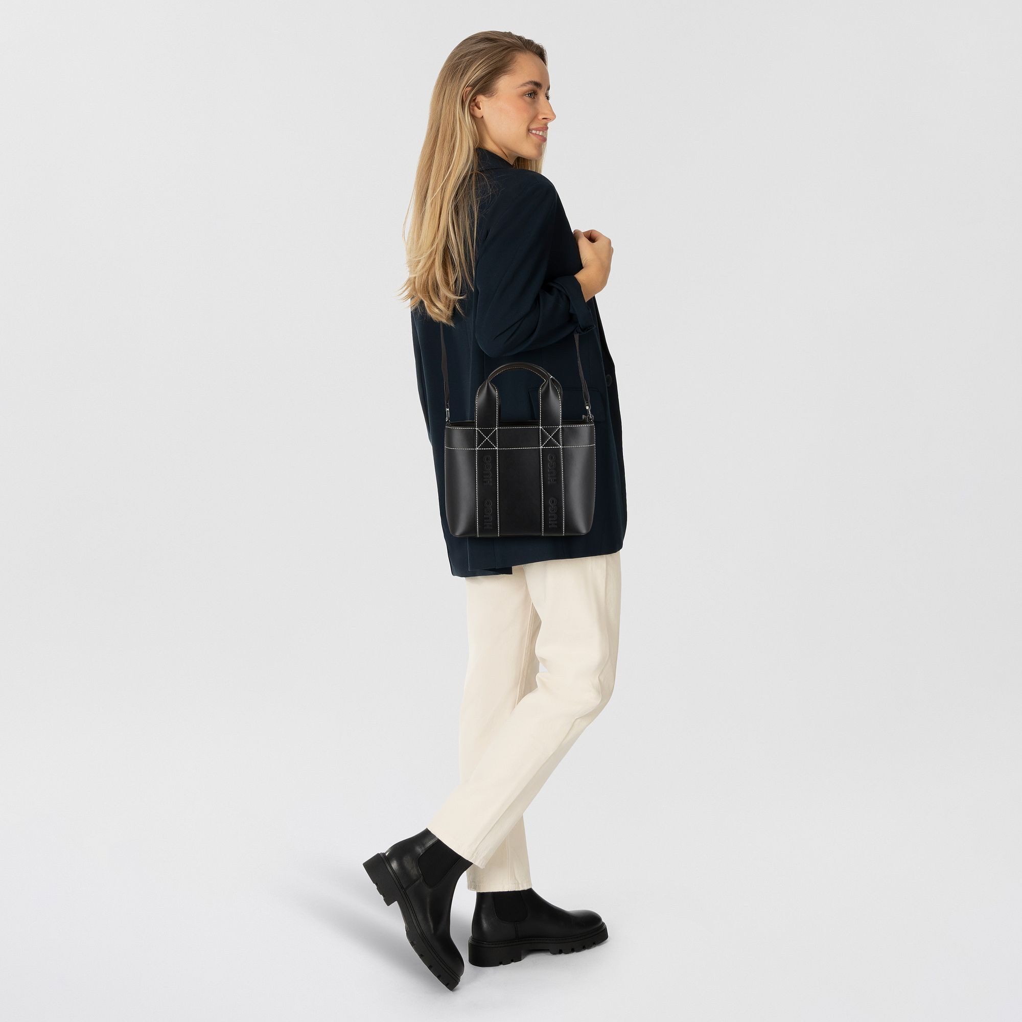 HUGO Henkeltasche Becky, Polyurethan günstig online kaufen