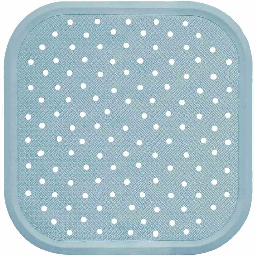 SÄNGER Badematte Badematte Badvorleger Duschvorleger Badteppich Duschmatte hellblau 56, Höhe 5 mm, Gummi