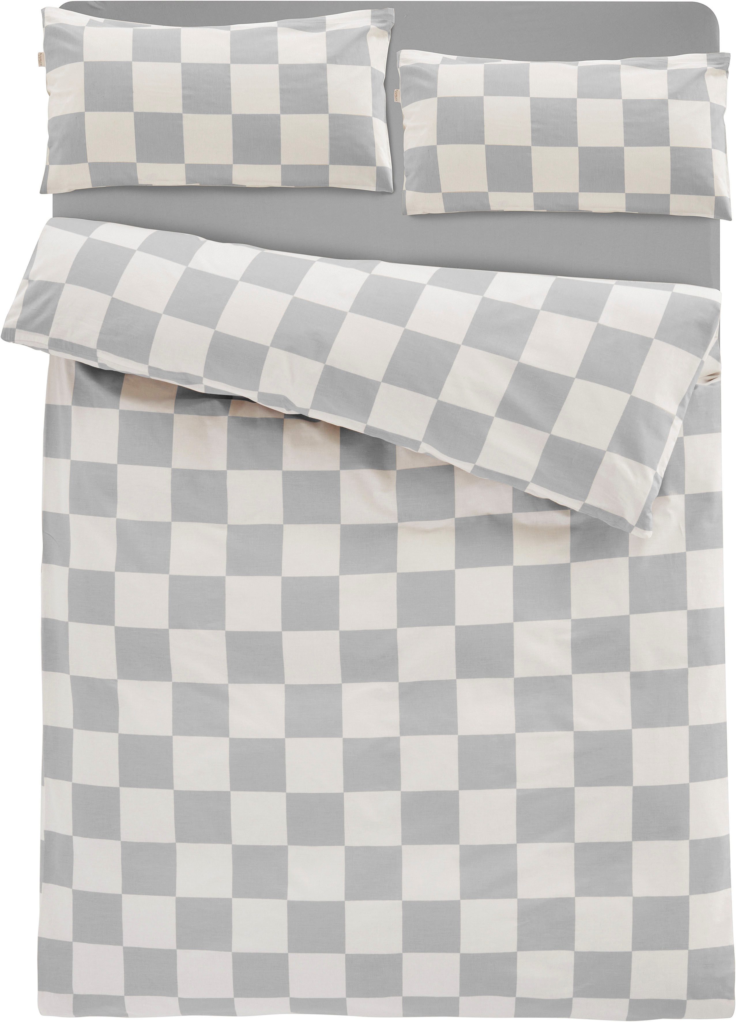 homsy by Ana Johnson Bettwäsche Chessley, Renforcé, 2 teilig, mit coolem Ka günstig online kaufen
