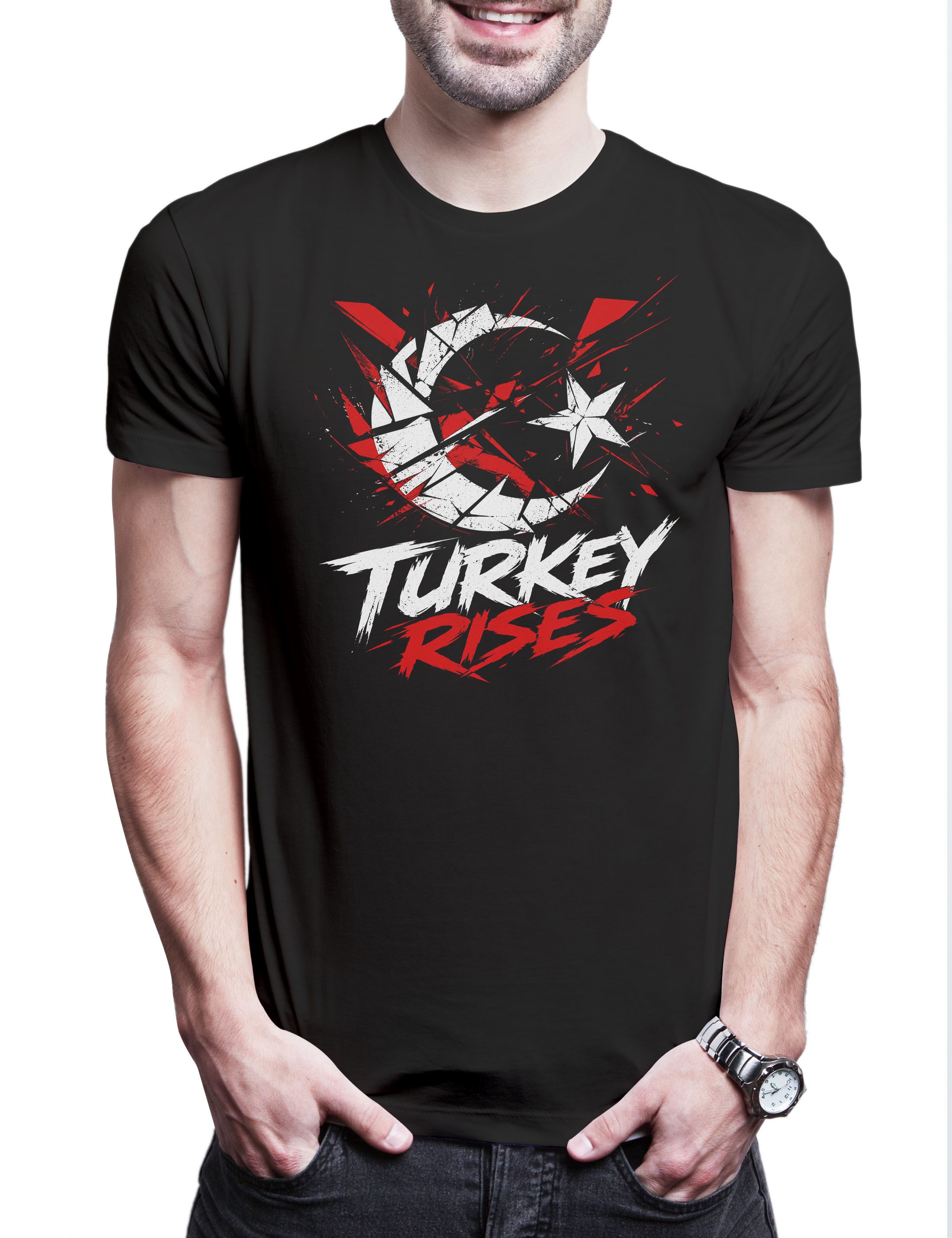 Urban Backwoods Print-Shirt Team Turkey 1 Herren T-Shirt Türkei Istanbul Fußball WM Soccer (1-tlg) Football Turnier 2026 Weltmeisterschaft