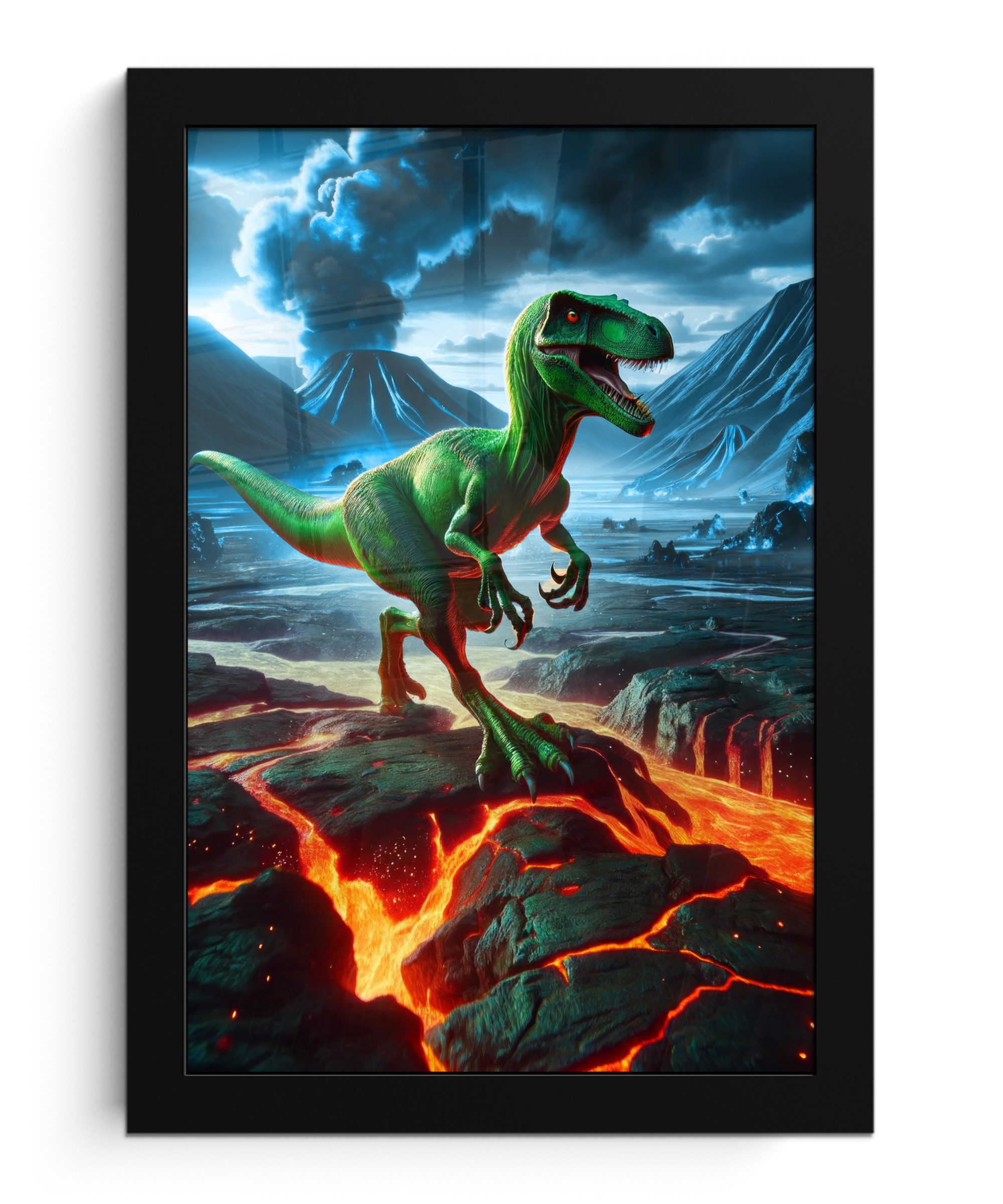 MuchoWow Poster Dino - Lava - günstig online kaufen