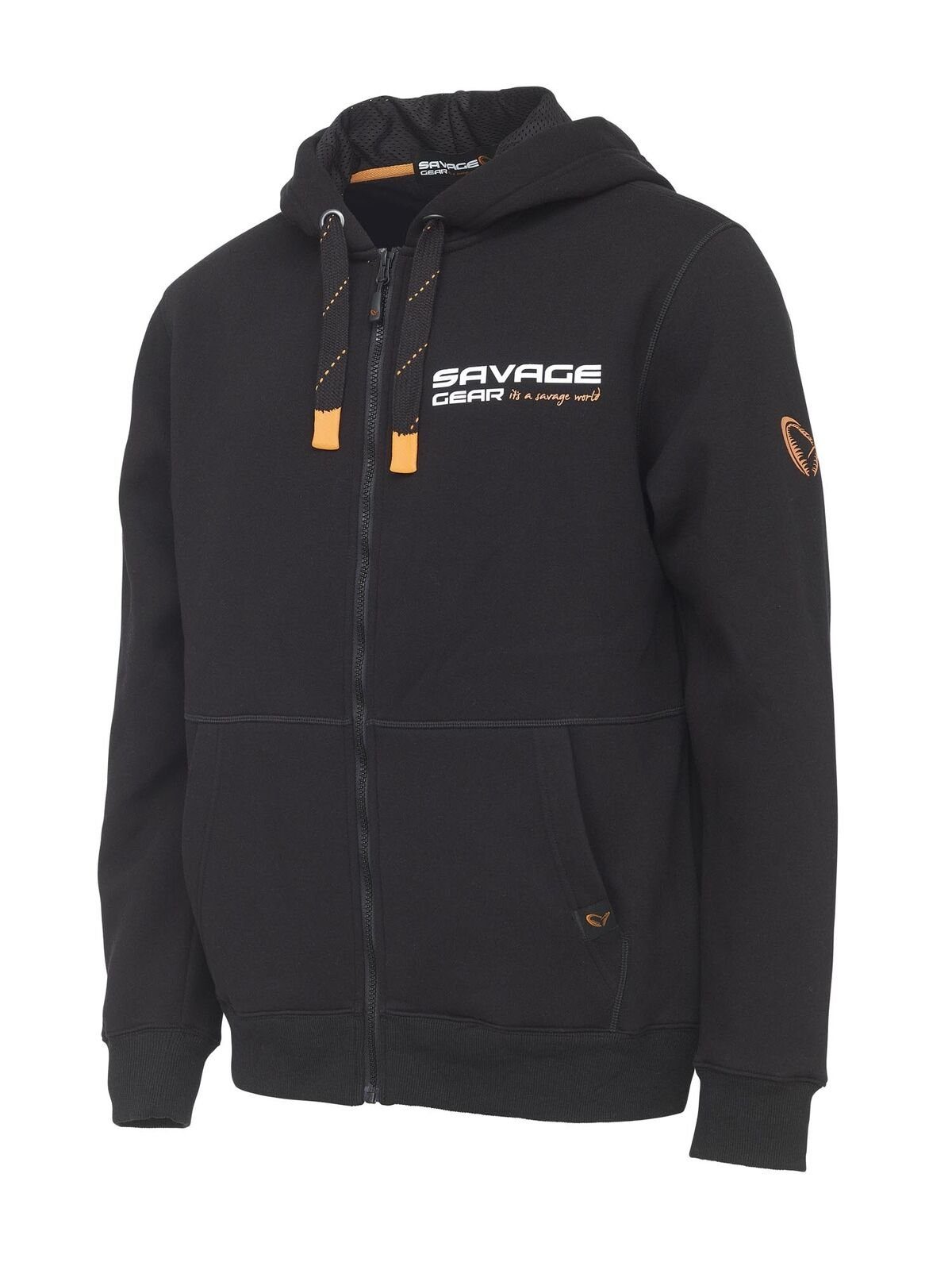 Savage Gear Kapuzenpullover Urban Zip Hoodie Black Pullover Hoody Kapuzenpullover Savage Gear Warm, Elegant und angenehm zu tragen