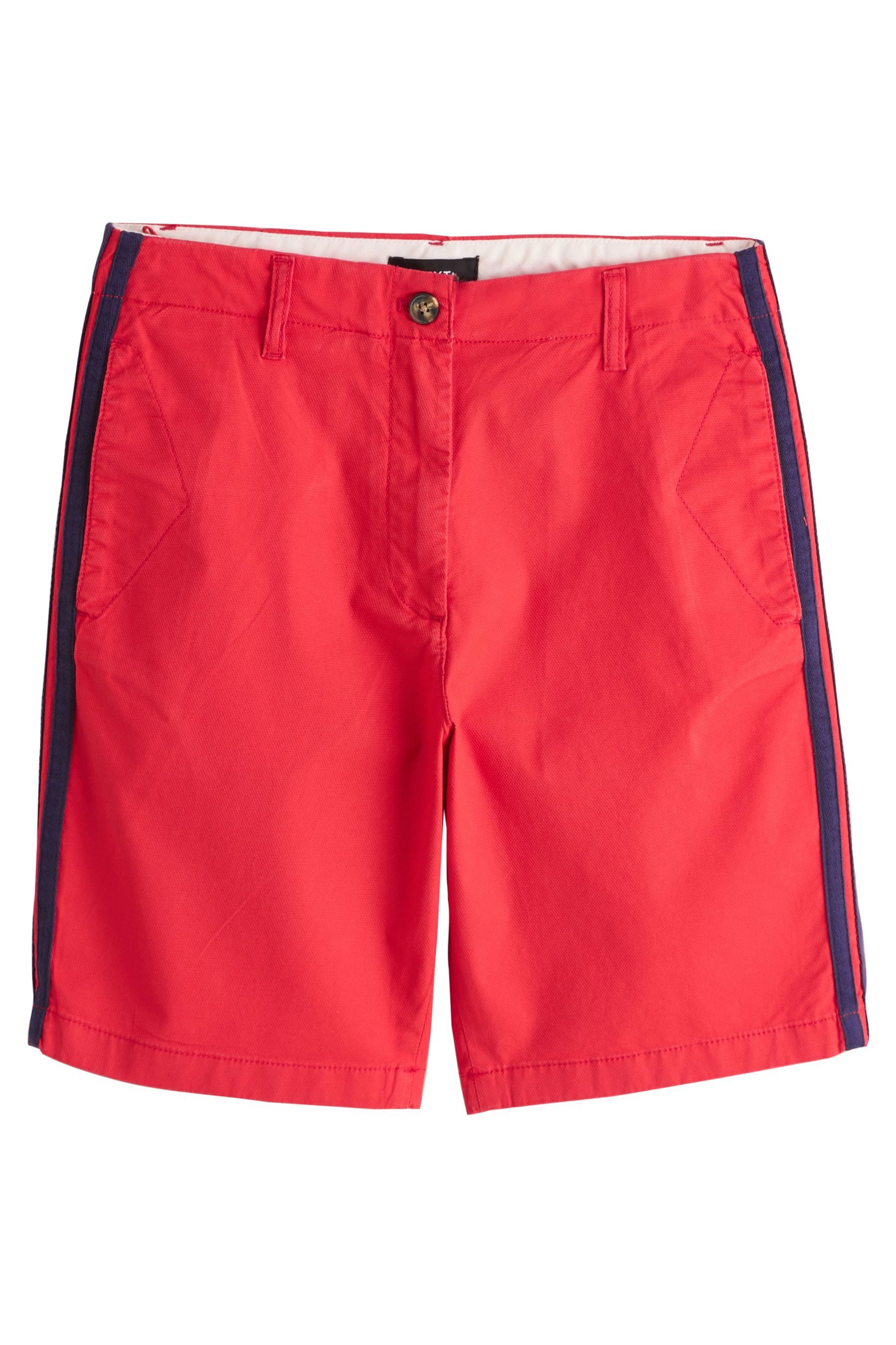 Next Shorts Kurze Chino-Shorts mit Seitenstreifen (1-tlg)