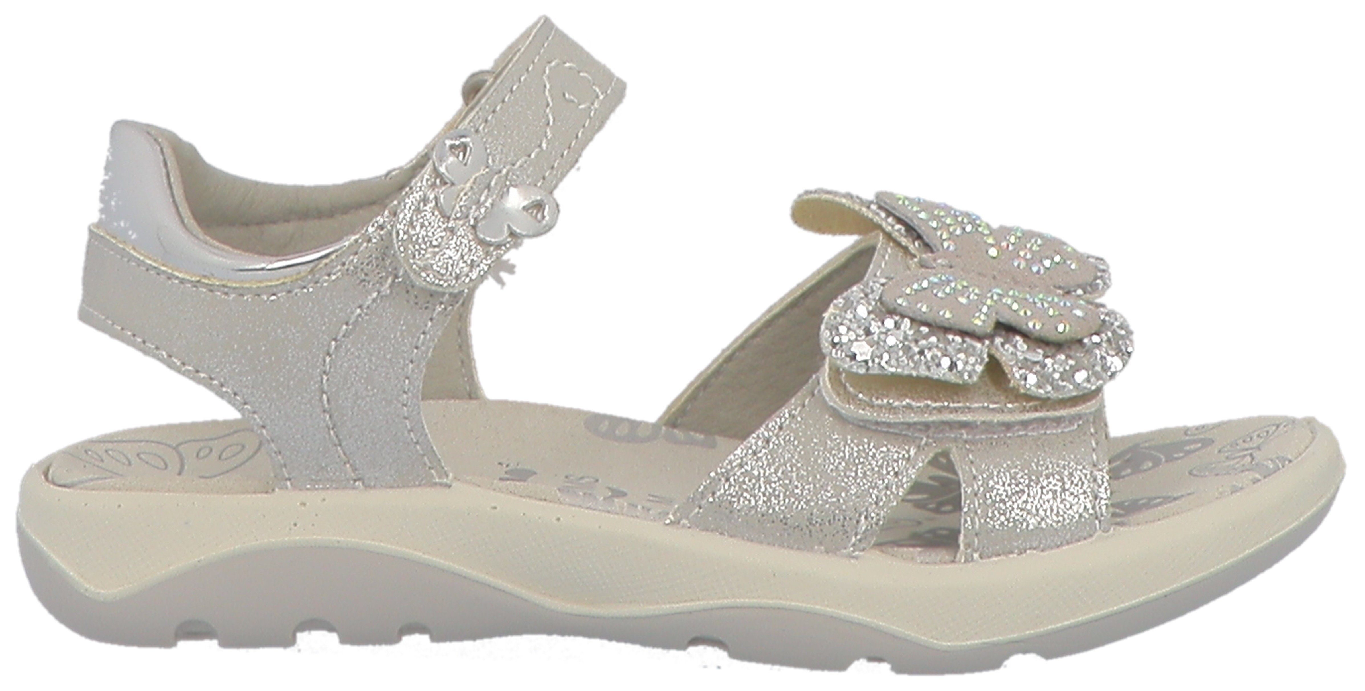 Lurchi Farfalla Sandale, Klettschuh mit Strasssteinen, Größenschablone zum Download