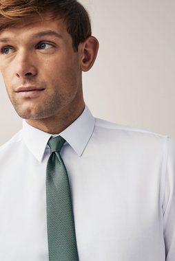 Next Langarmhemd Formelles Slim Fit Hemd und Krawatte im Set (2-tlg)