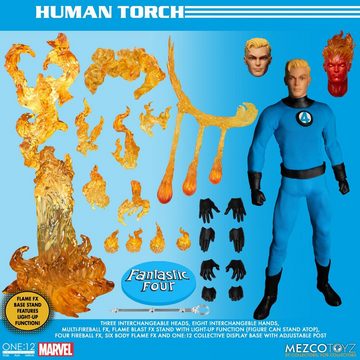 MEZCO Actionfigur Fantastic Four One:12 Deluxe Steel Boxed Set