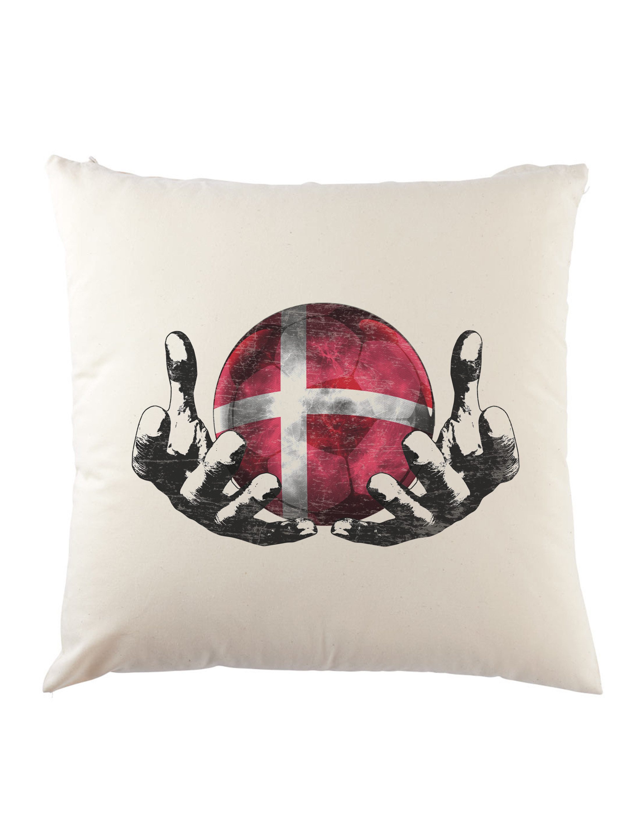 Urban Backwoods Dekokissen Denmark Football Magic Ball Dekokissen Dänemark Dänisch Dänische, Danish Fußball Fahne Fussball