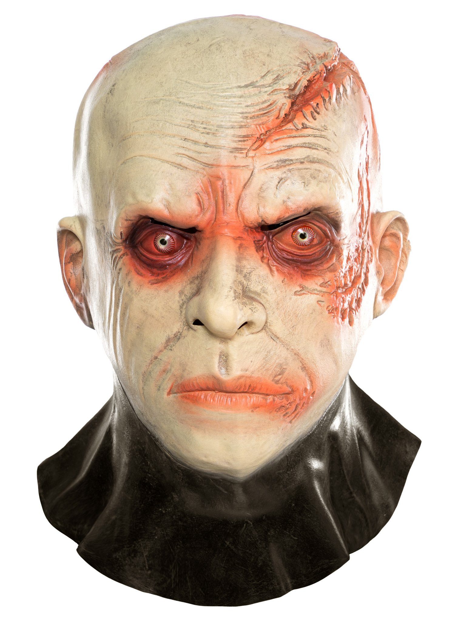 Metamorph Verkleidungsmaske Dark Lord ohne Helm - Halloween Kostüm Maske, Aus den roten Augen starrt Dich die dunkle Seite der Macht an!