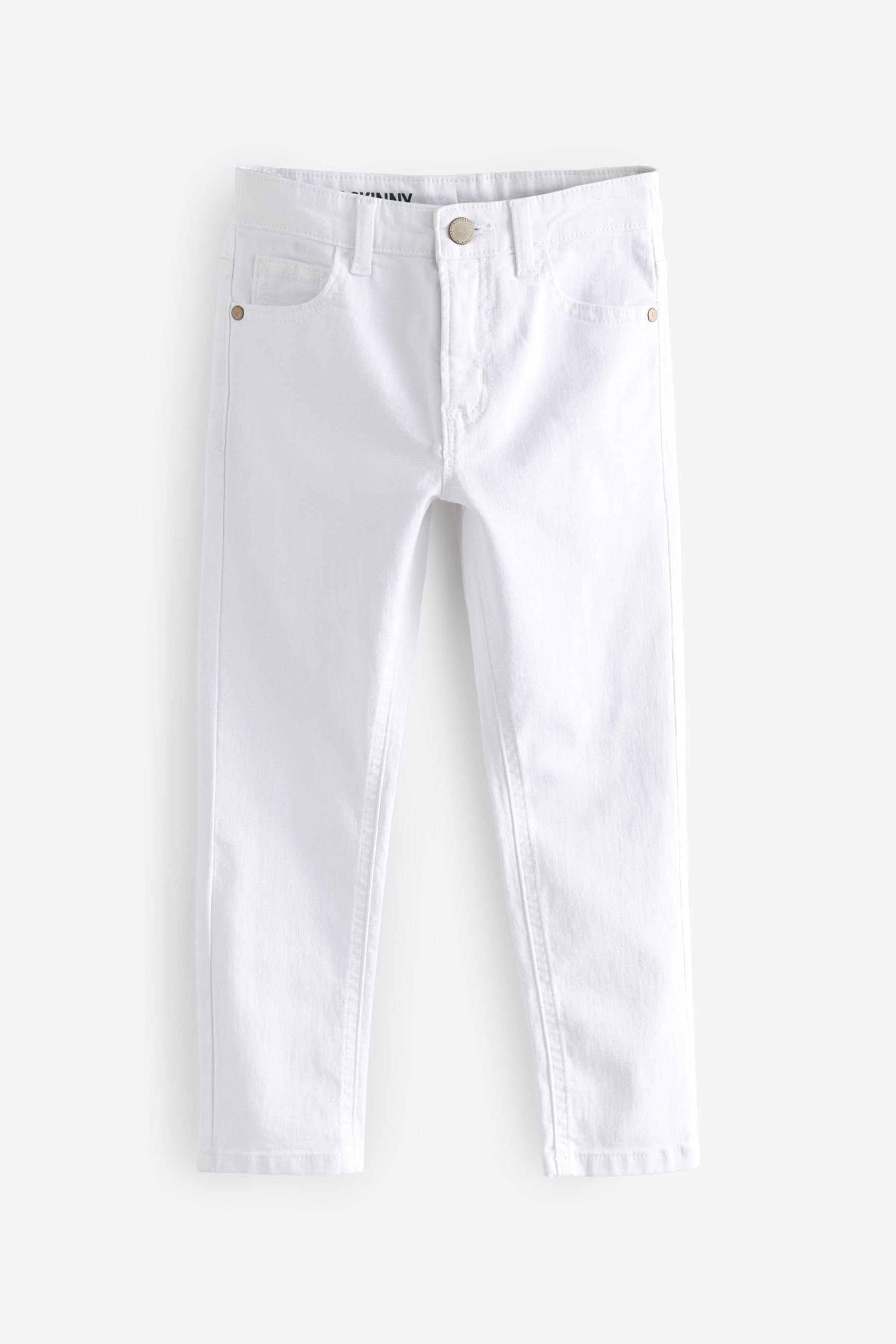 (1-tlg) Next Skinny-fit-Jeans White Denim Skinny-Fit-Jeans