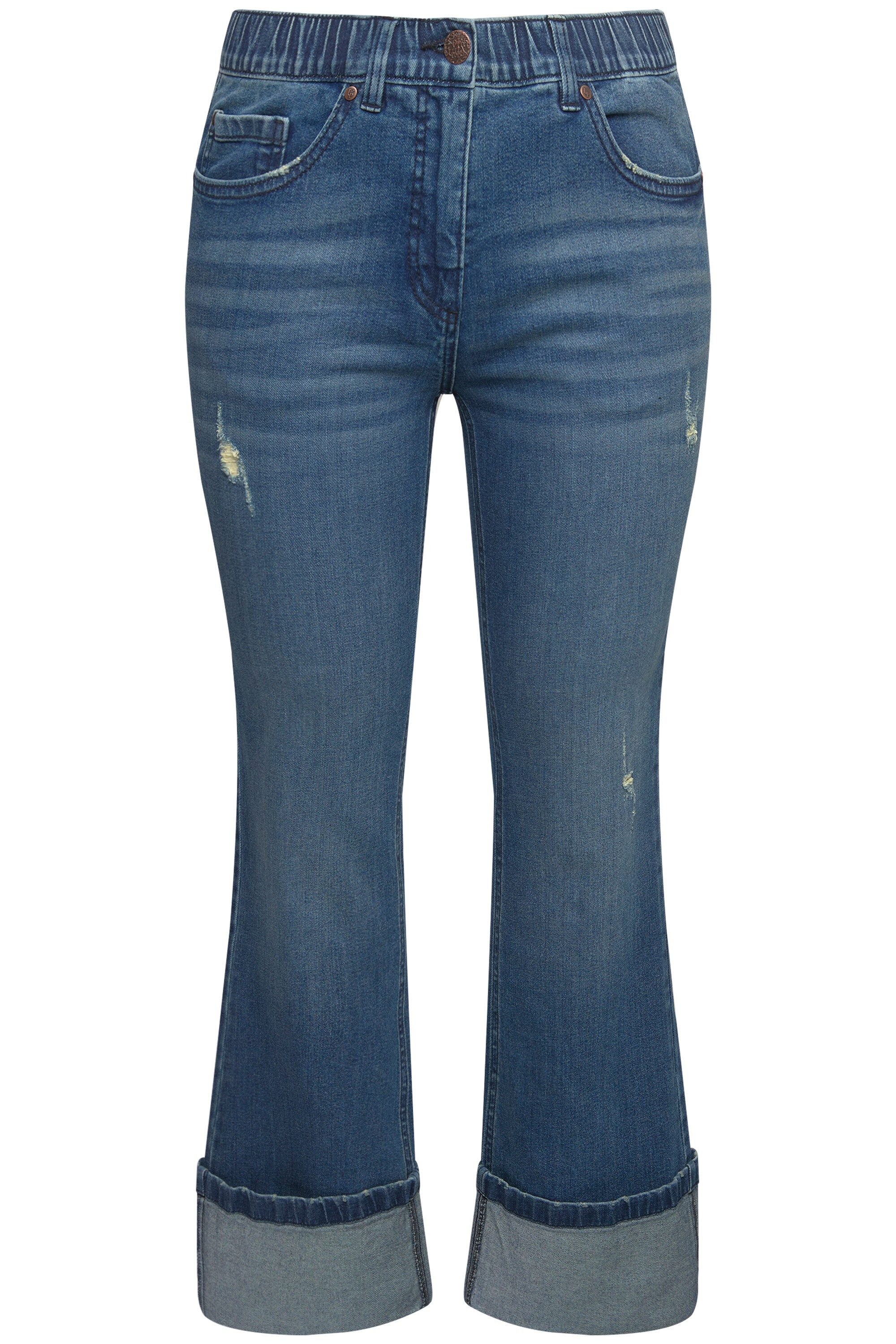 Ulla Popken Regular-fit-Jeans 7/8-Jeans Mary weites günstig online kaufen