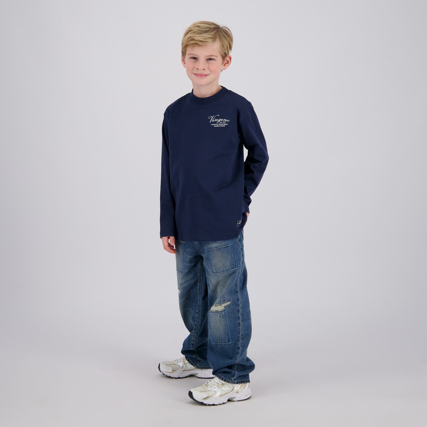 Vingino Langarmshirt mit Logo-Print / für Boys