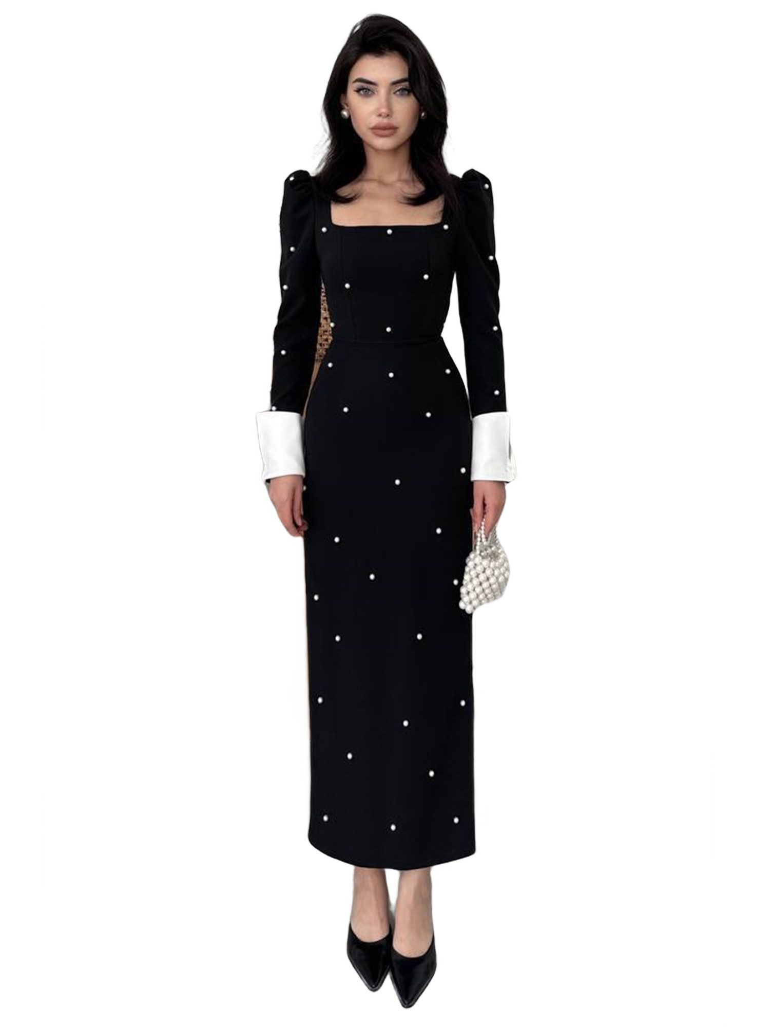WOMAN VISION Midikleid Kleid günstig online kaufen