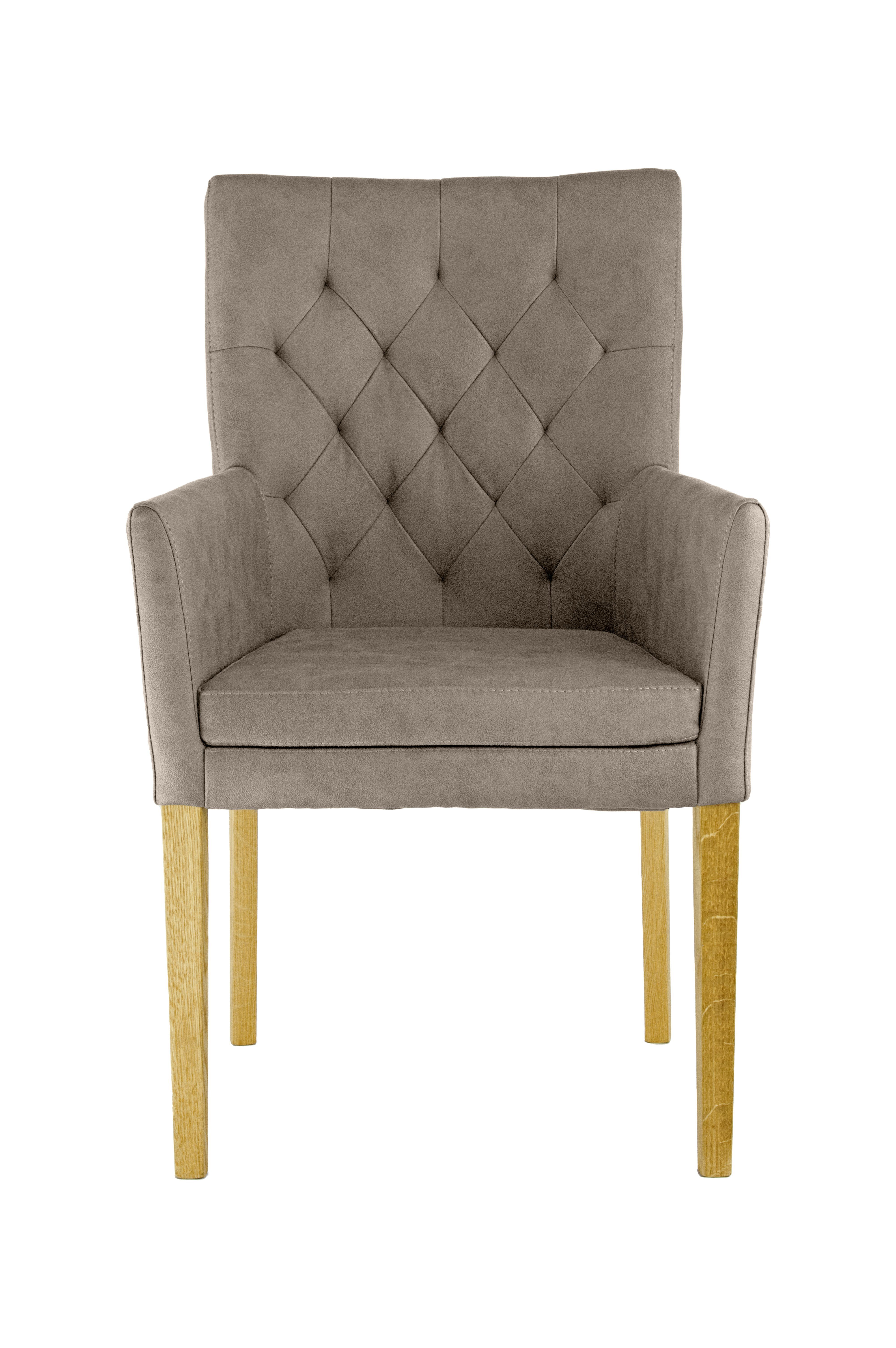 Home affaire Armlehnstuhl Colorado (1 St), Gestell aus Massivholz