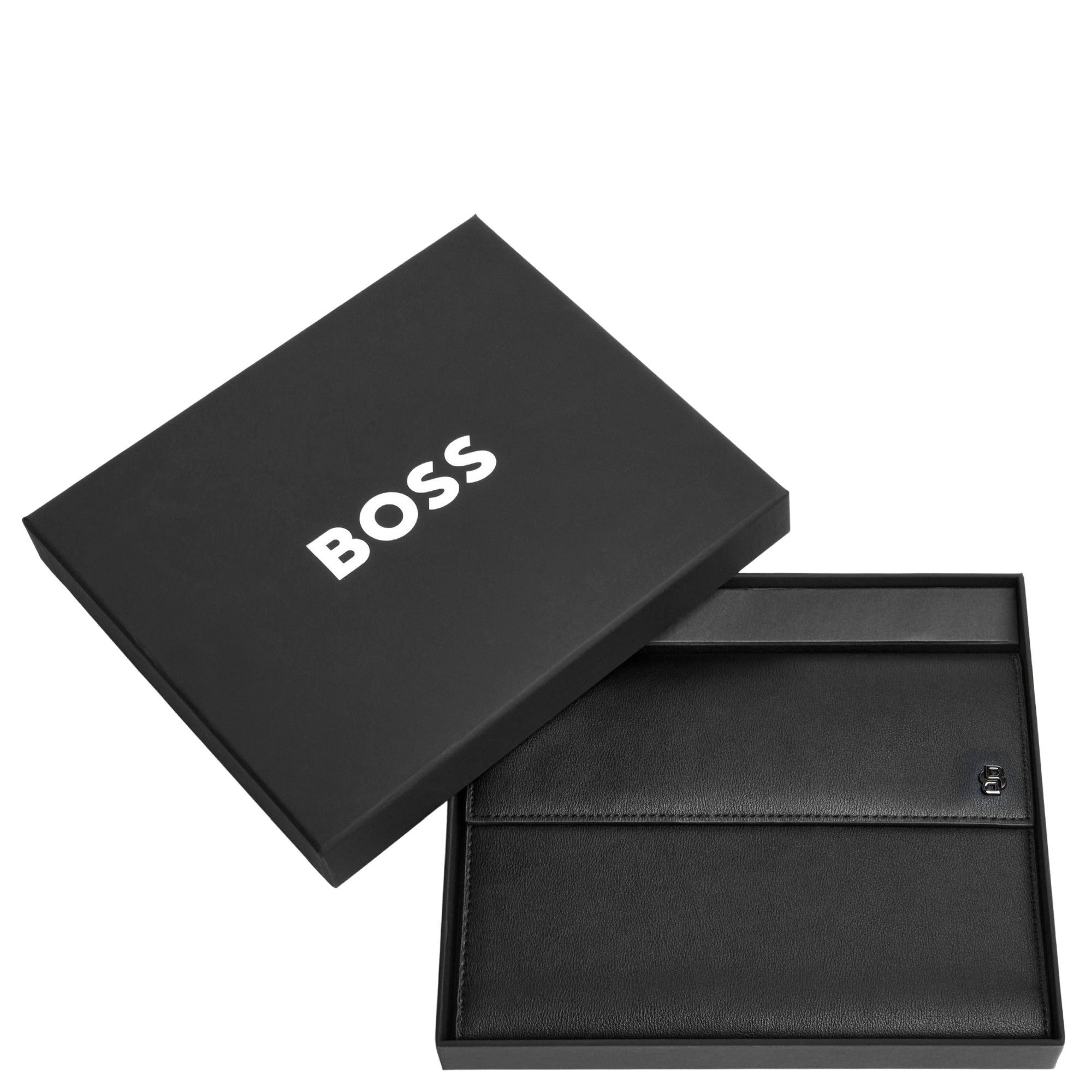 BOSS Schreibmappe Double B - A5 Schreibmappe 23 cm (schwarz)