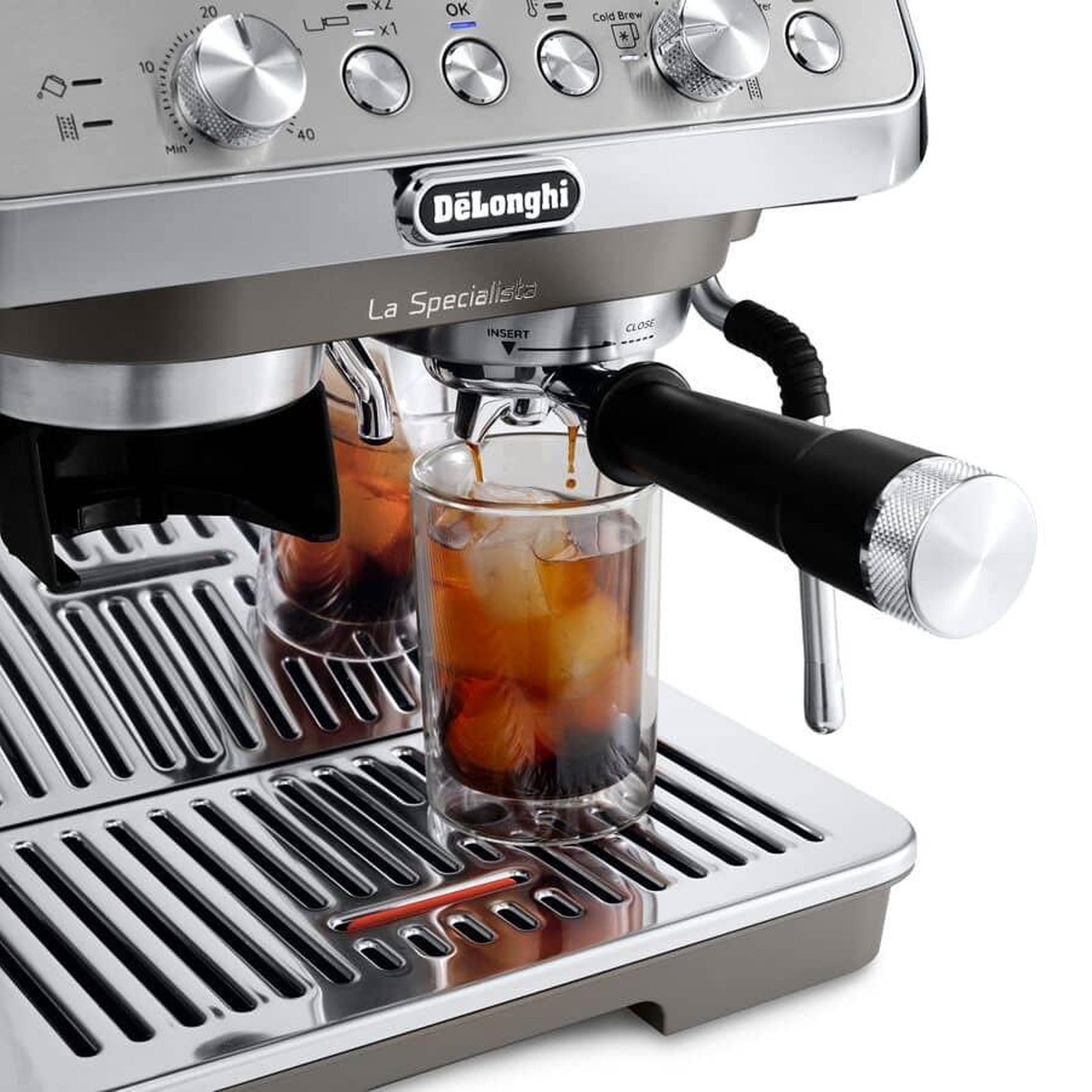 De'Longhi Siebträgermaschine EC9255.M, My LatteArt System, Cold Extraction Technologie – Bild 4 von 5