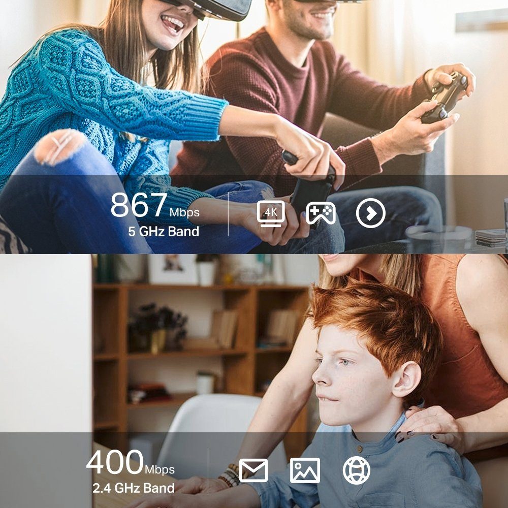 tp-link Archer T3U Nano AC1300 Mini Wi-Fi USB Adapter Reichweitenverstärker