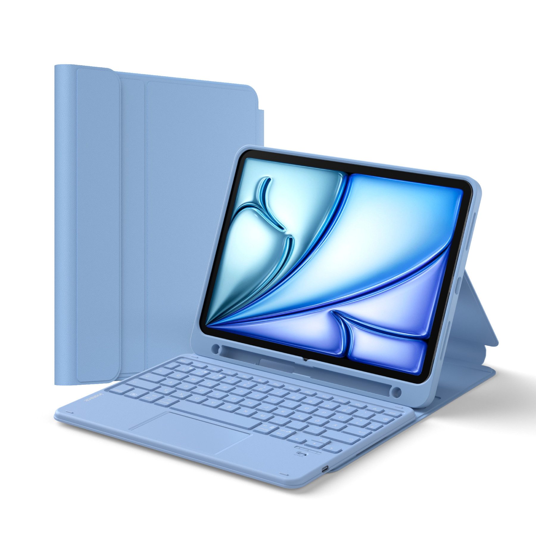 Inateck 10.9-11 Zoll iPad A16 11/10 Gen, Air M4/M3/M2, iPad Pro 4/3/2 iPad-Tastatur