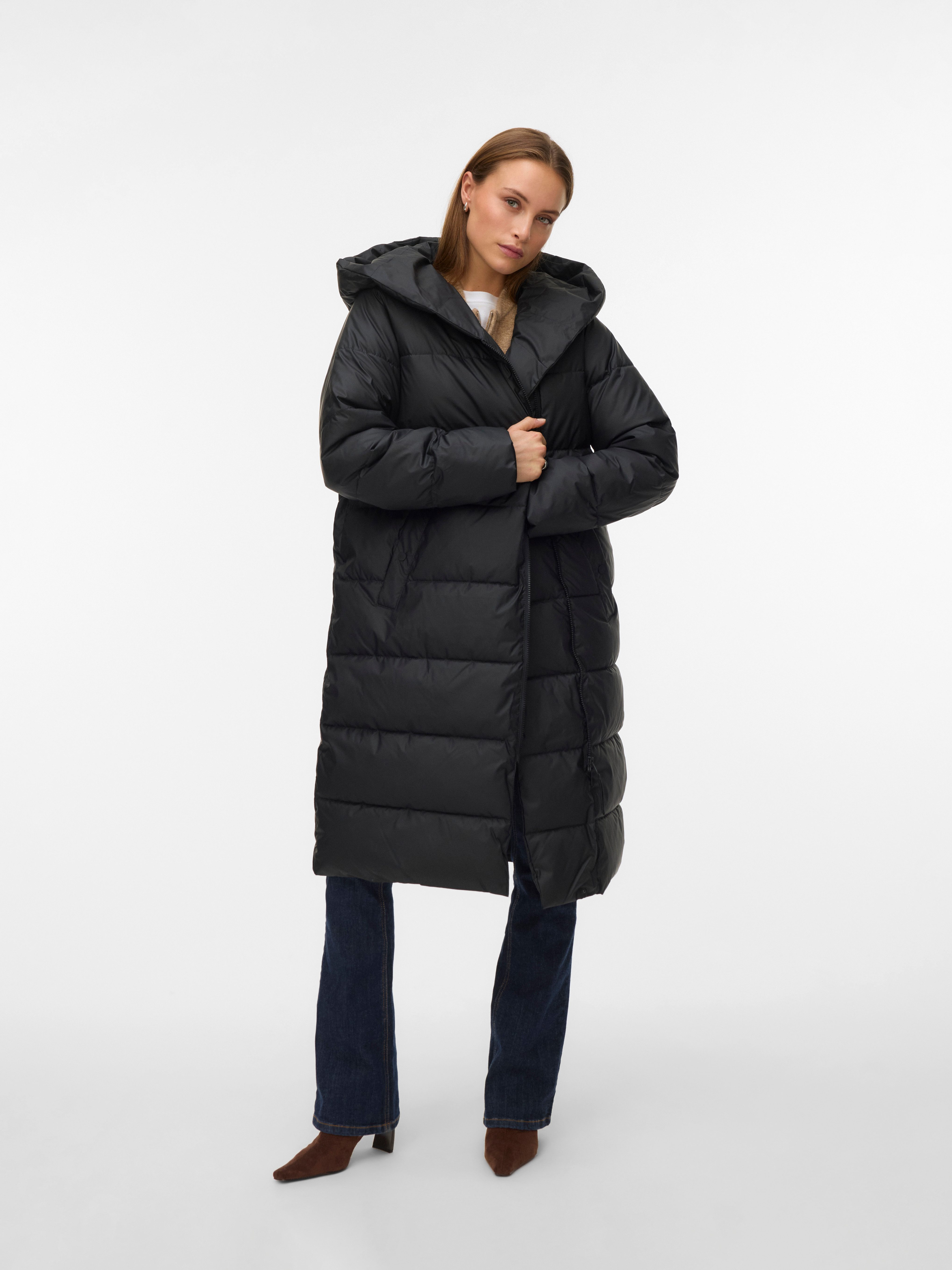 Vero Moda Steppmantel VMMIRIAM LONG COATED COAT BOO günstig online kaufen