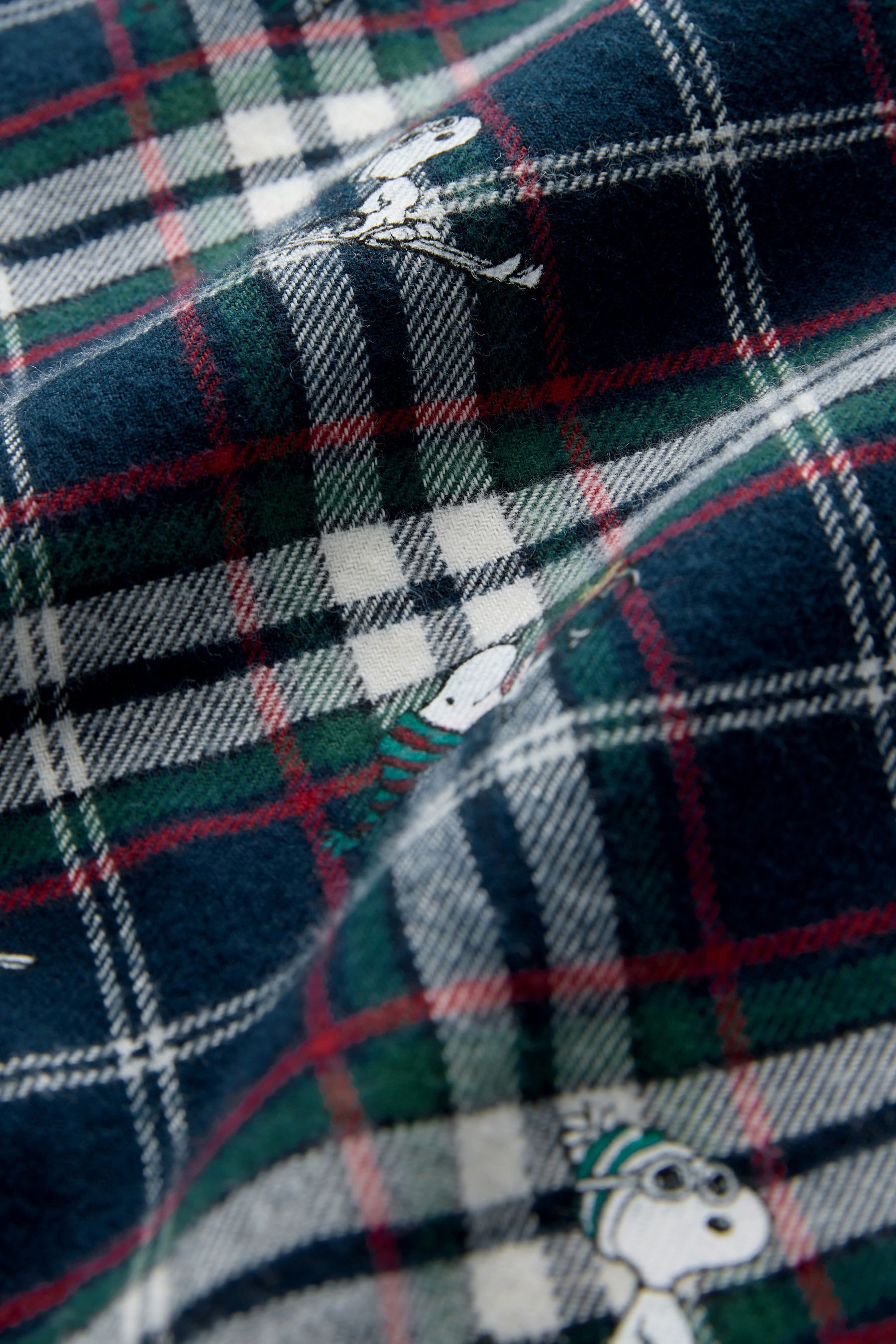 Next Langarmhemd Kariertes Langarmhemd, Snoopy (1-tlg) günstig online kaufen