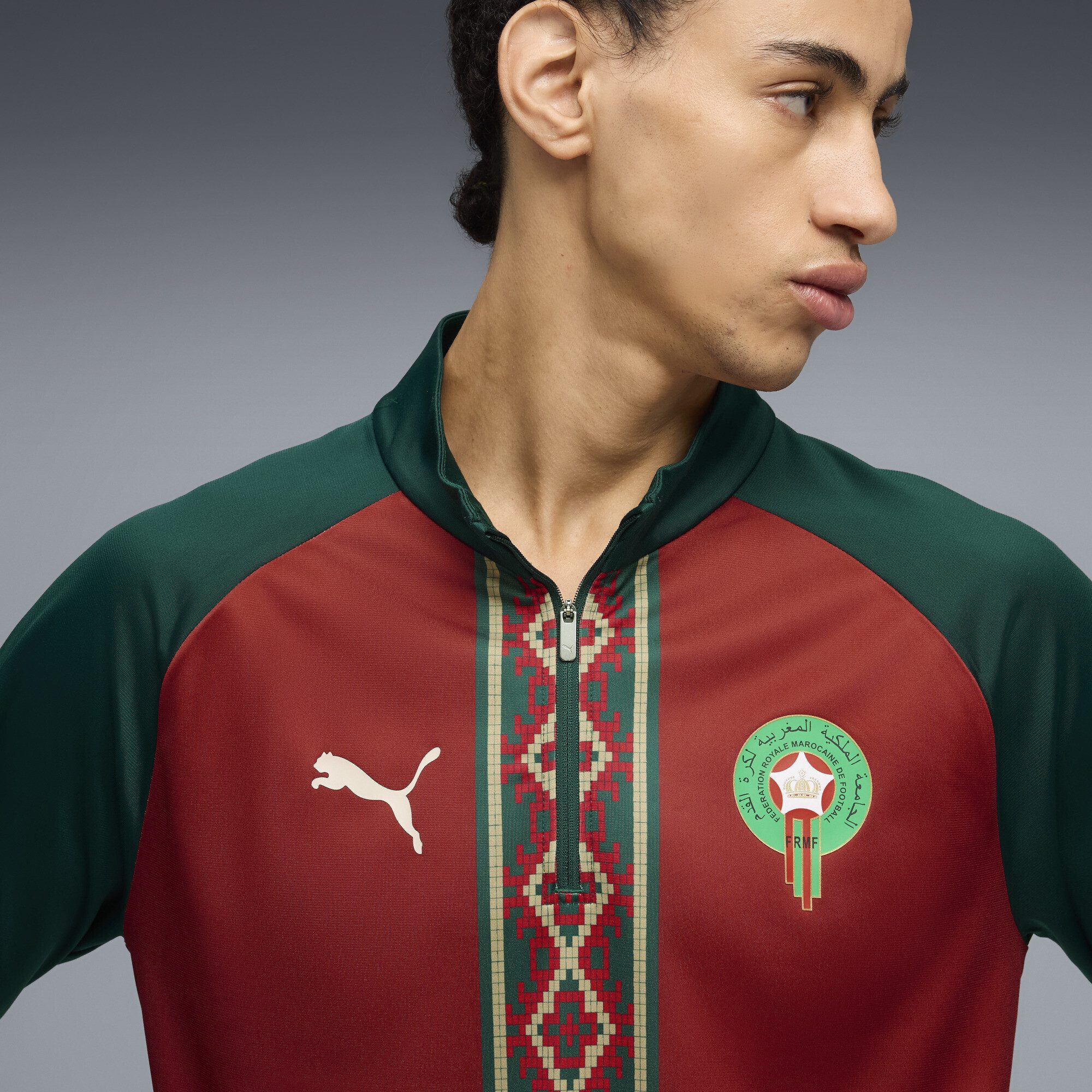 PUMA T-Shirt Marokko Aufwärmoberteil Herren