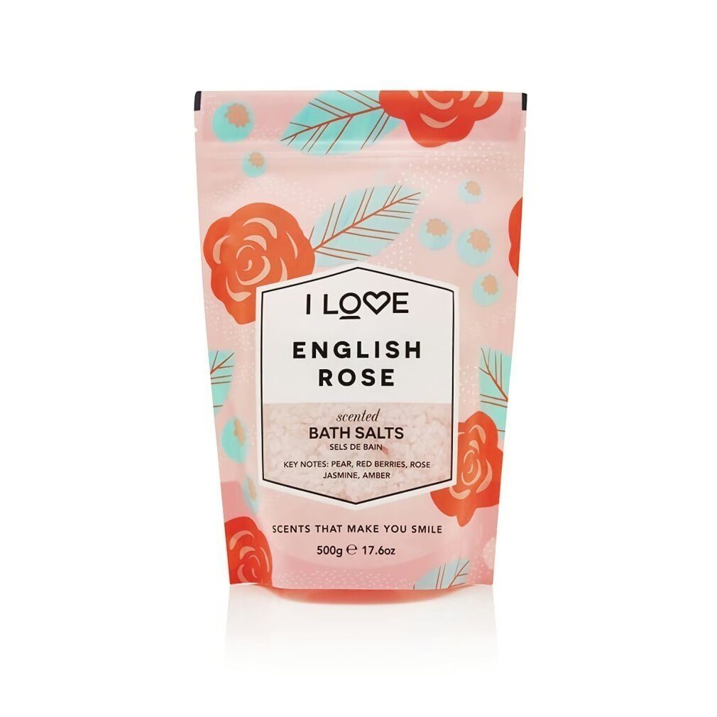I Love... Badesalz English Rose Bath Salts 500g