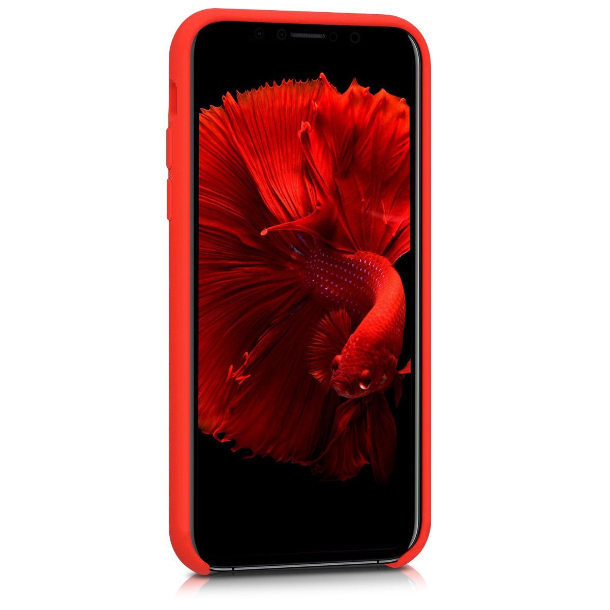 kwmobile Handyhülle Handyhülle für Apple iPhone X Hülle, Weiches Handy Silikon Case - Schutzhülle Cover