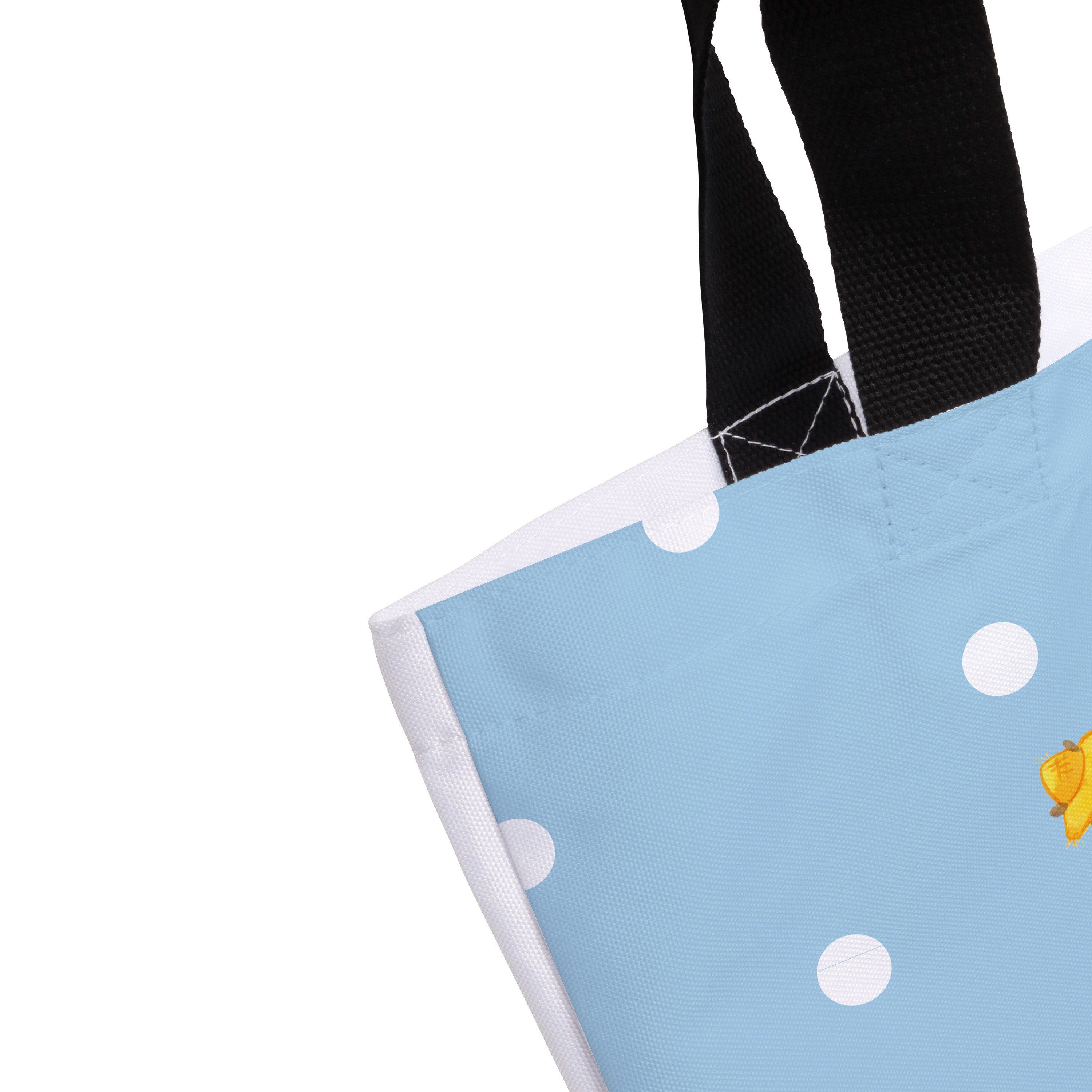Mr. & bester Blau Shopper Mrs. Panda Pastell Schulbeu mit Geschenk, Hut Bären - (1-tlg) - Mama, Vater