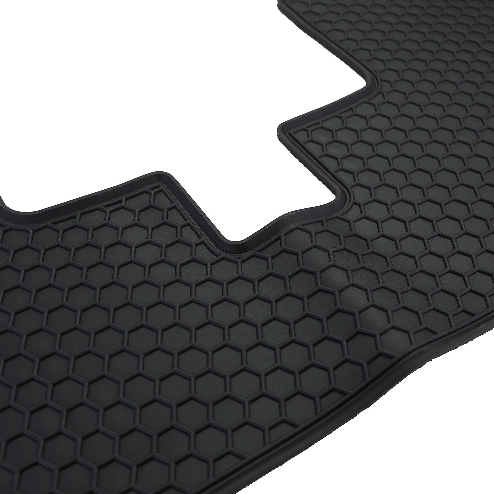 Tenzo-R Passform-Fußmatten Auto Gummi Fußmatten Schwarz Premium Set für Dacia Duster I 10-18