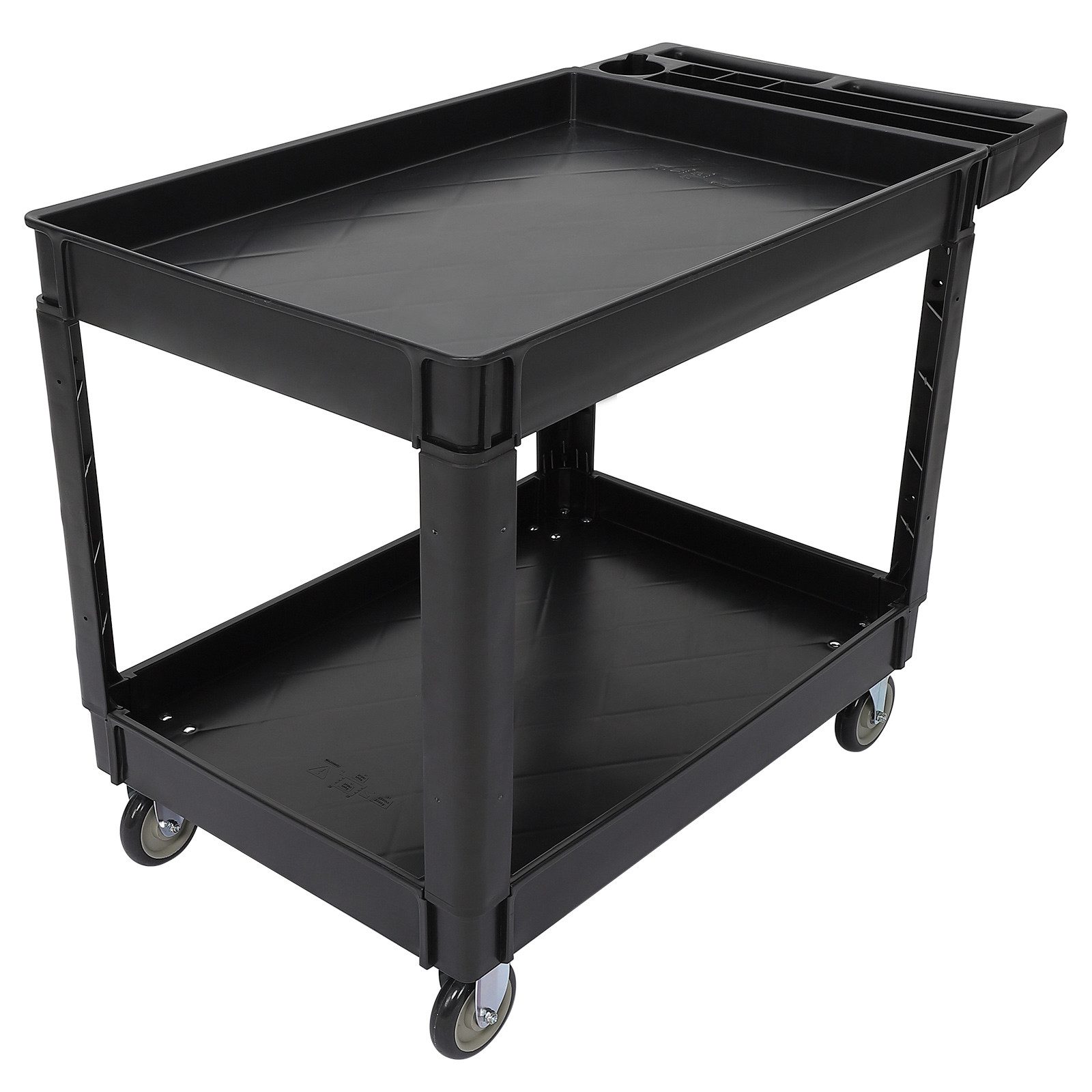 GarveeMore Vierkantkette Schwerlast-Servicewagen 2 Etagen - 227 kg/500 lbs Tragkraft
