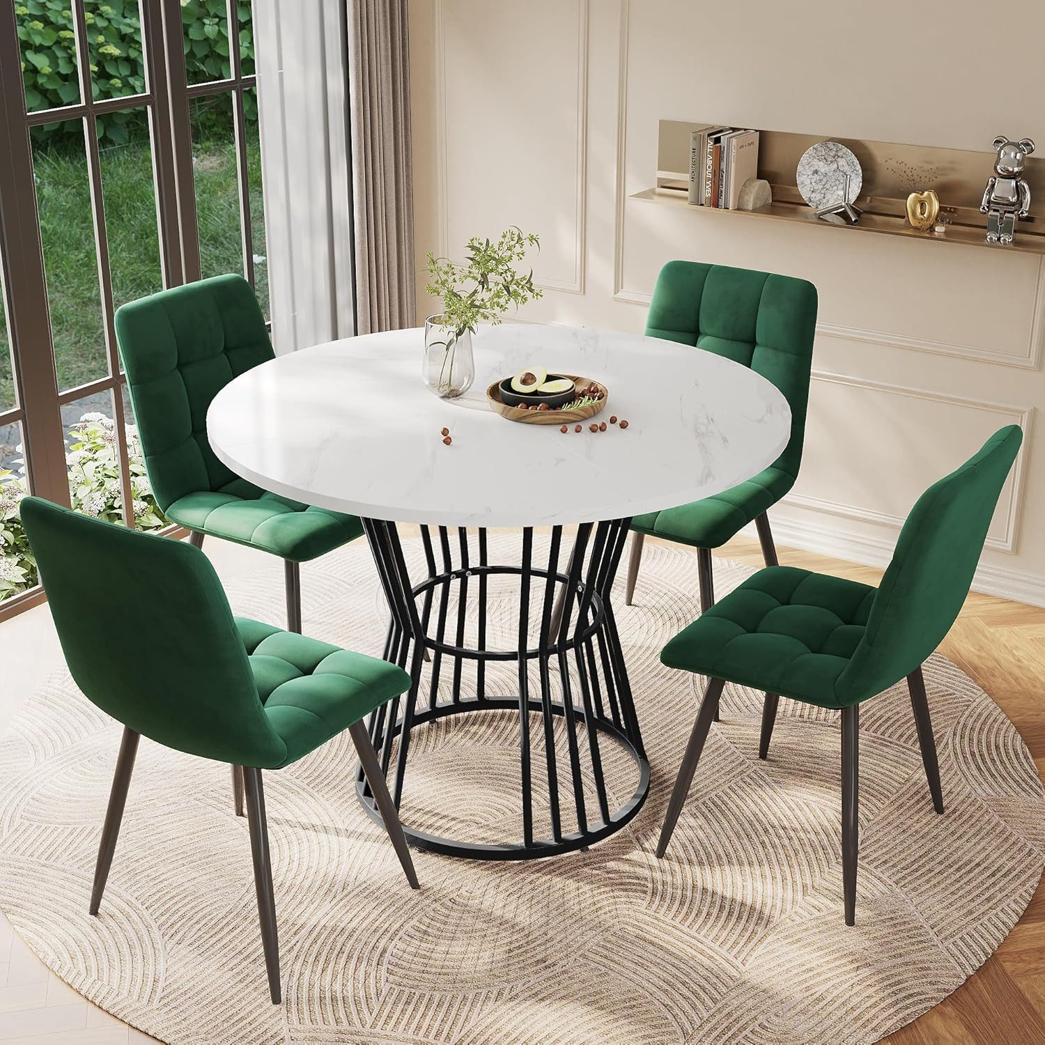 ZREE Esstisch Esstisch-Set mit 4 Stühlen, günstig online kaufen