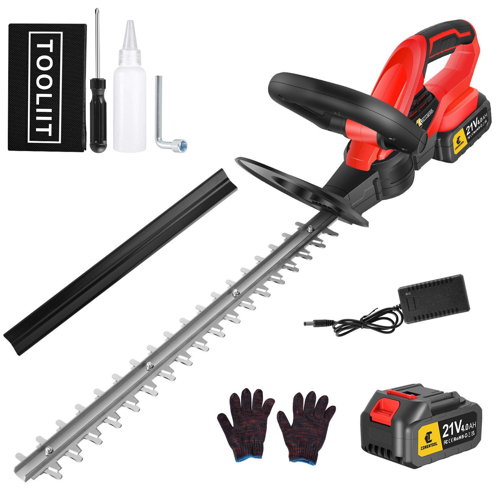 CONENTOOL Akku-Heckenschere LLJ003, 21V Heckenschere Elektro, günstig online kaufen