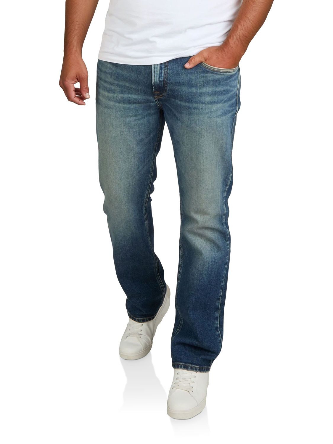 Straight-Jeans Herren Jeanshose RIVEddy Regular Fit