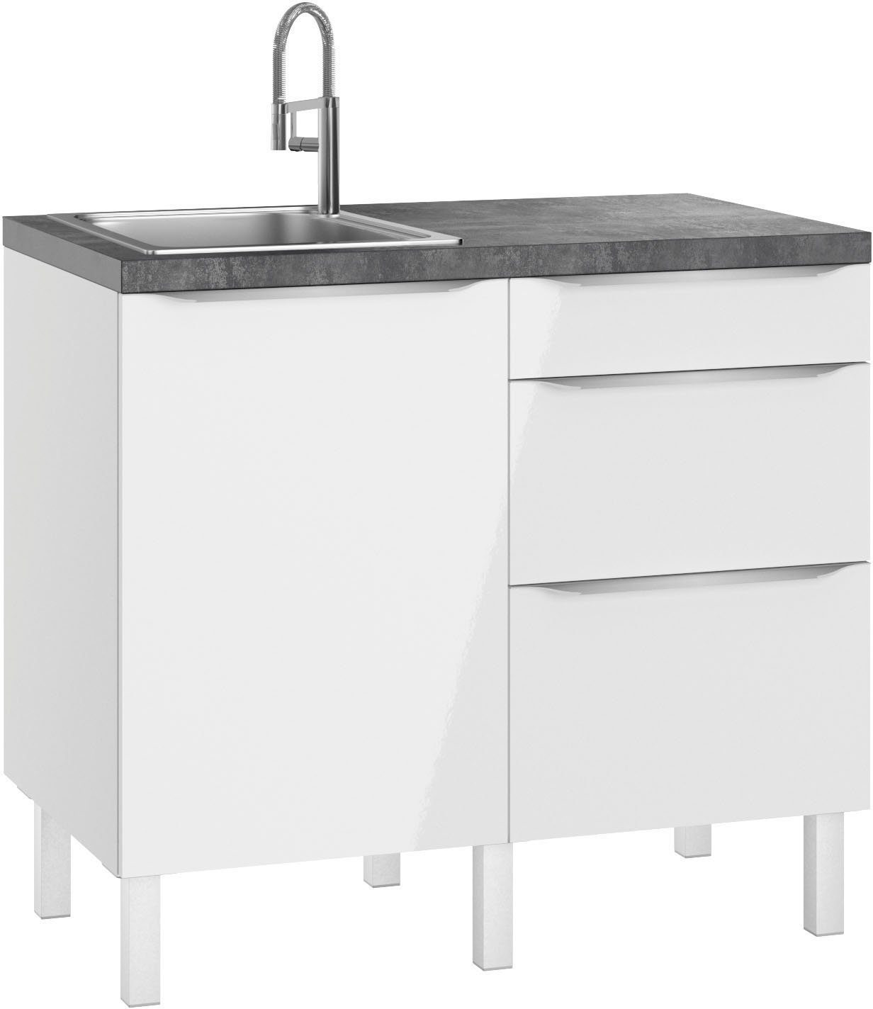 OPTIFIT Pantryküche Lilly2, Breite 100 cm