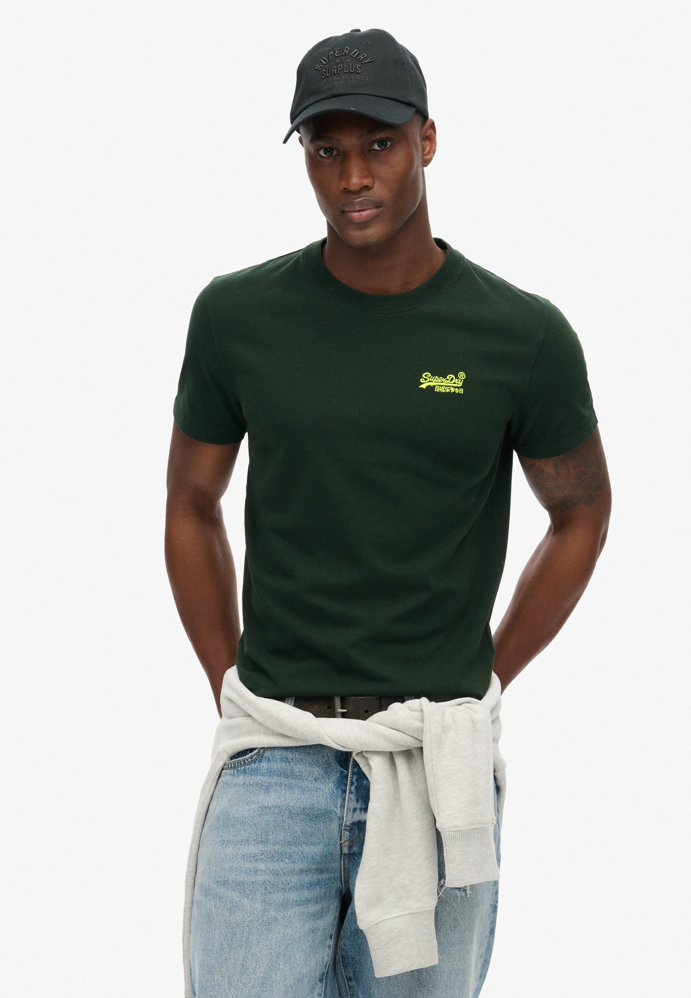 Superdry Rundhalsshirt ESSENTIAL LOGO EMB TEE günstig online kaufen
