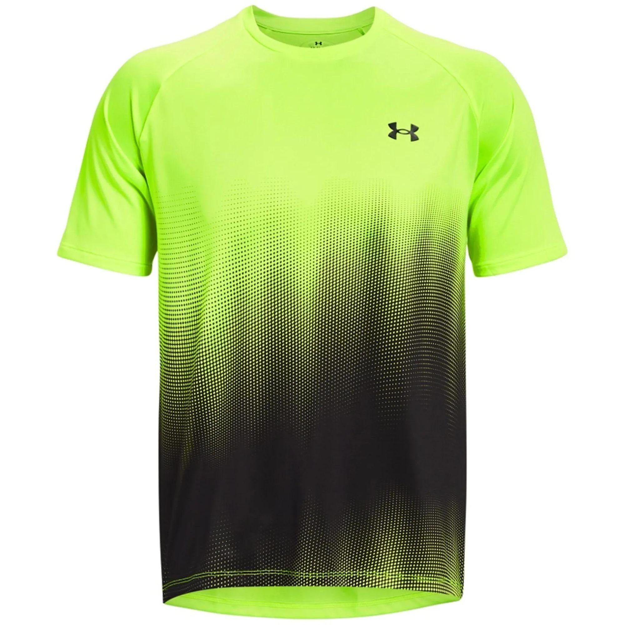 Under Armour® T-Shirt Herren TECH Fade T-shirt Kurzarm - Funktionsshirt Neongrün