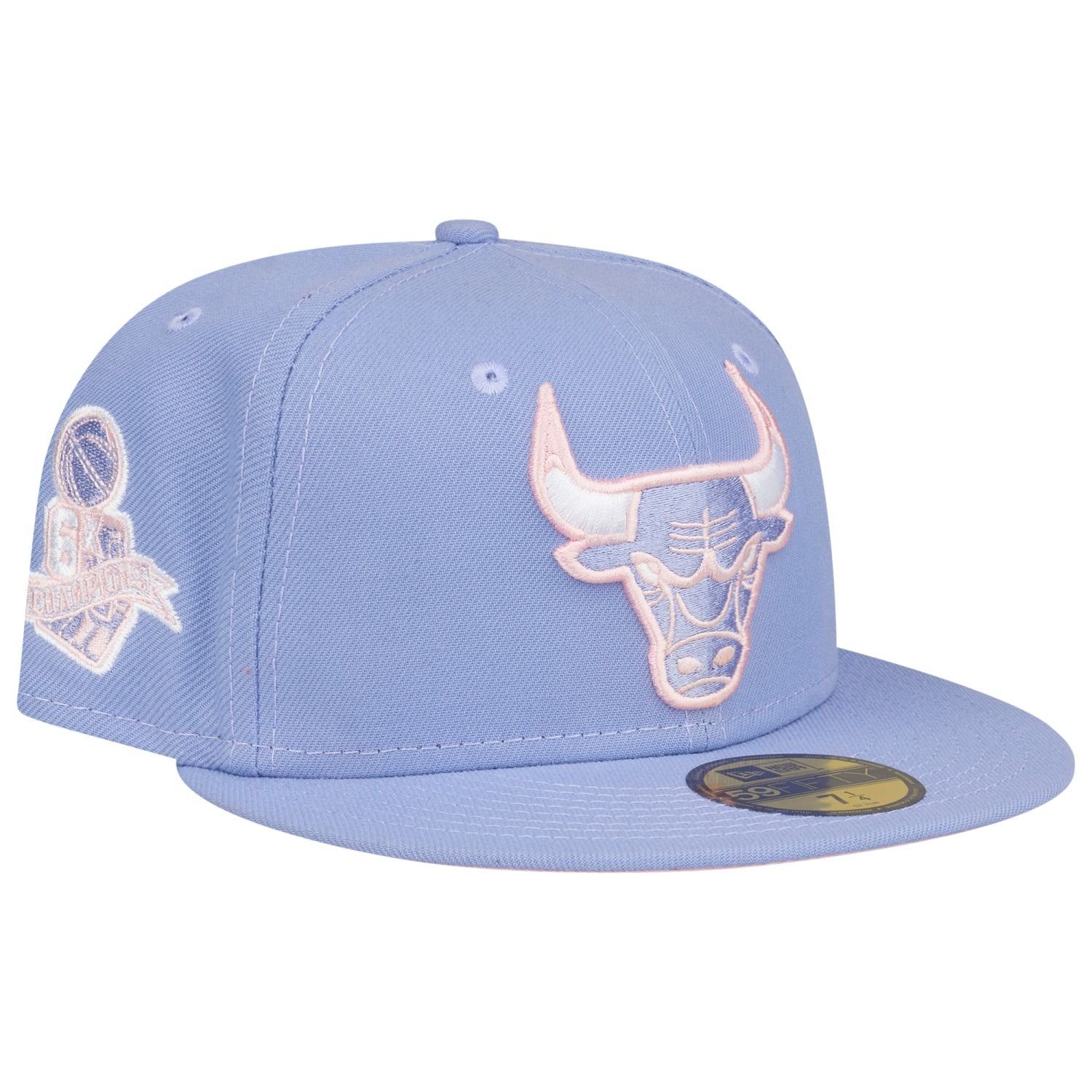 New Era Fitted Cap 59Fifty Chicago Bulls lavendel