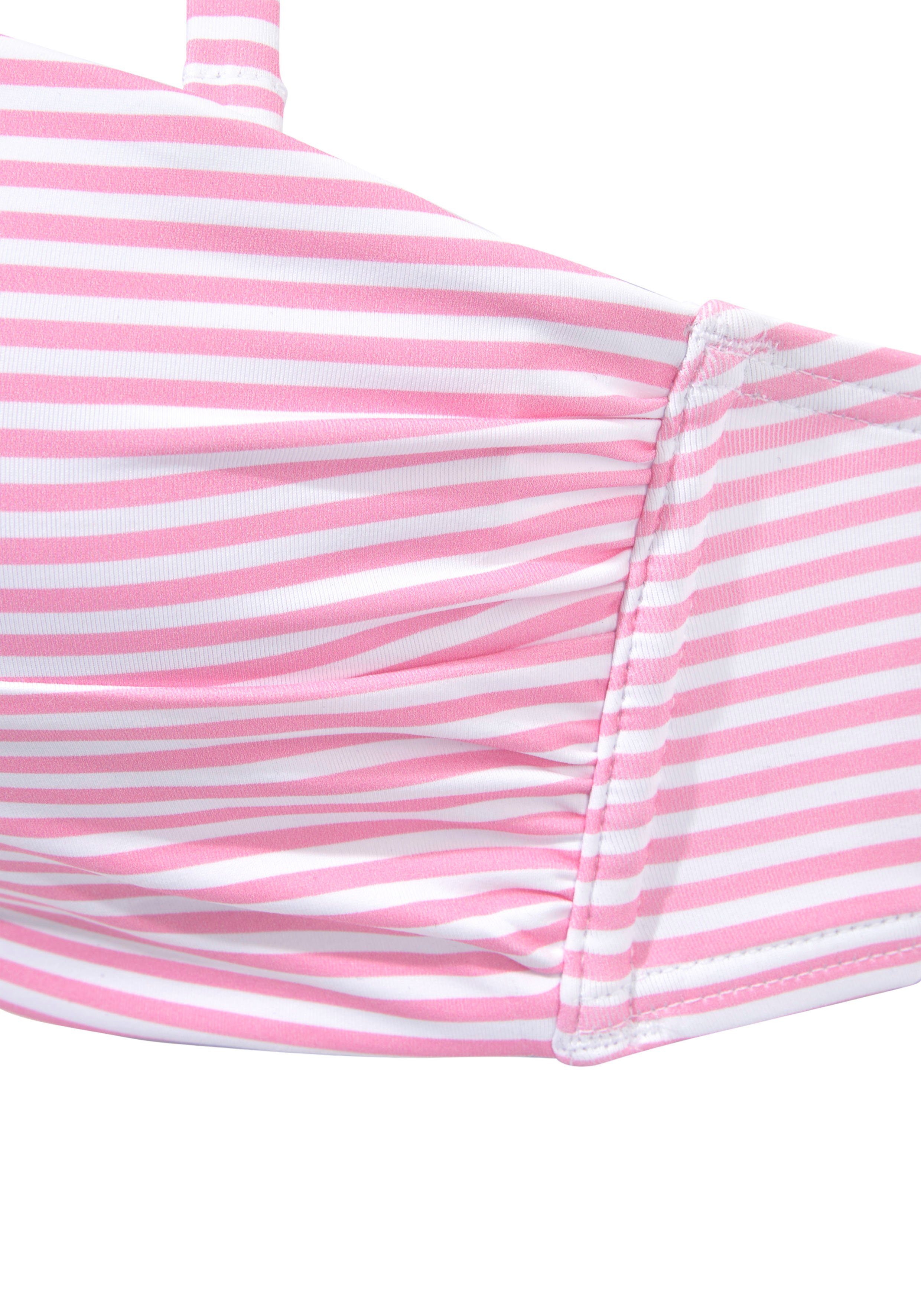 s.Oliver Bügel-Bandeau-Bikini in getwisteter Optik