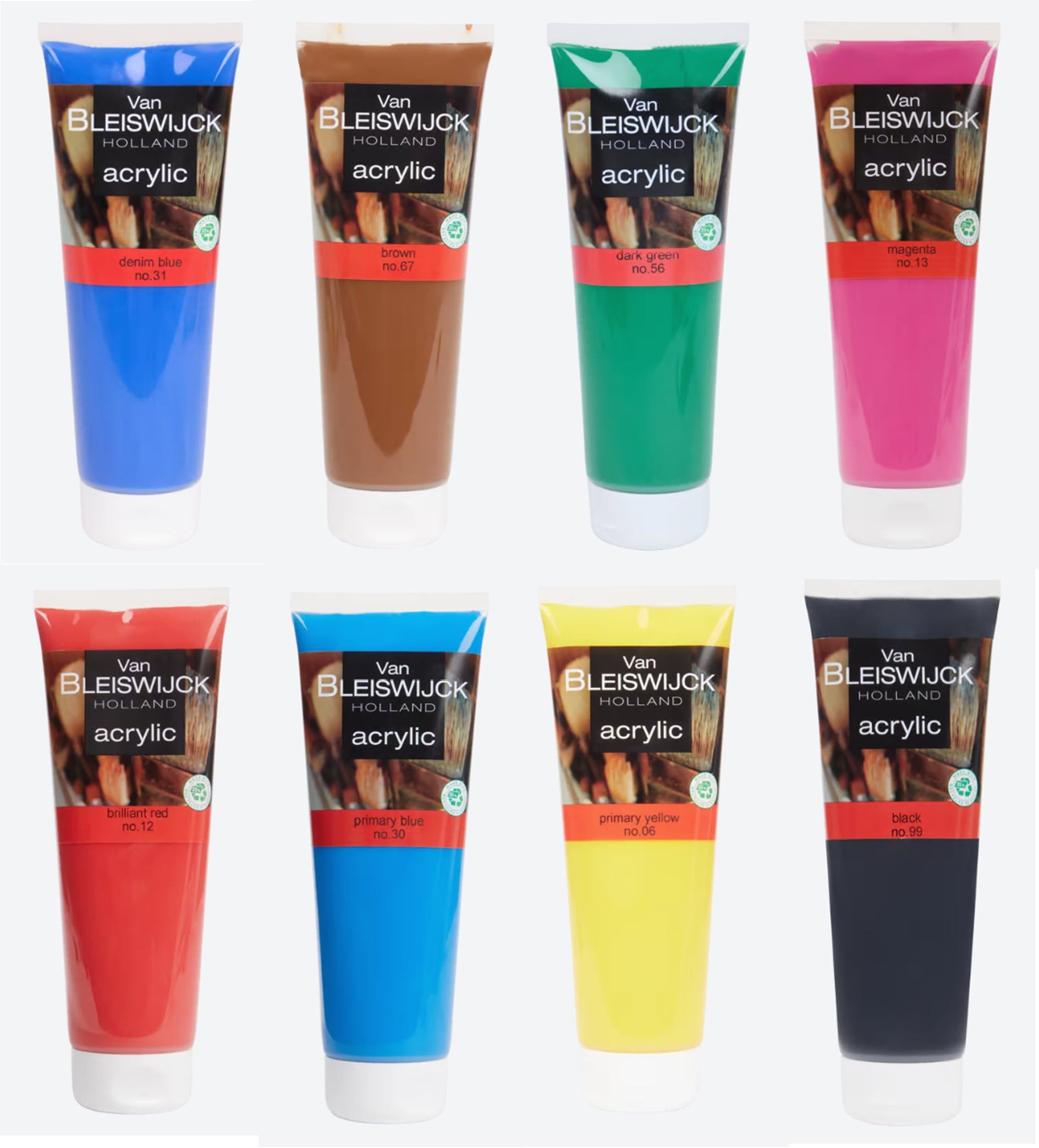 ZD Trading Acrylfarbe Bleiswyk Acrylfarbe Tube 250 ml multifarben