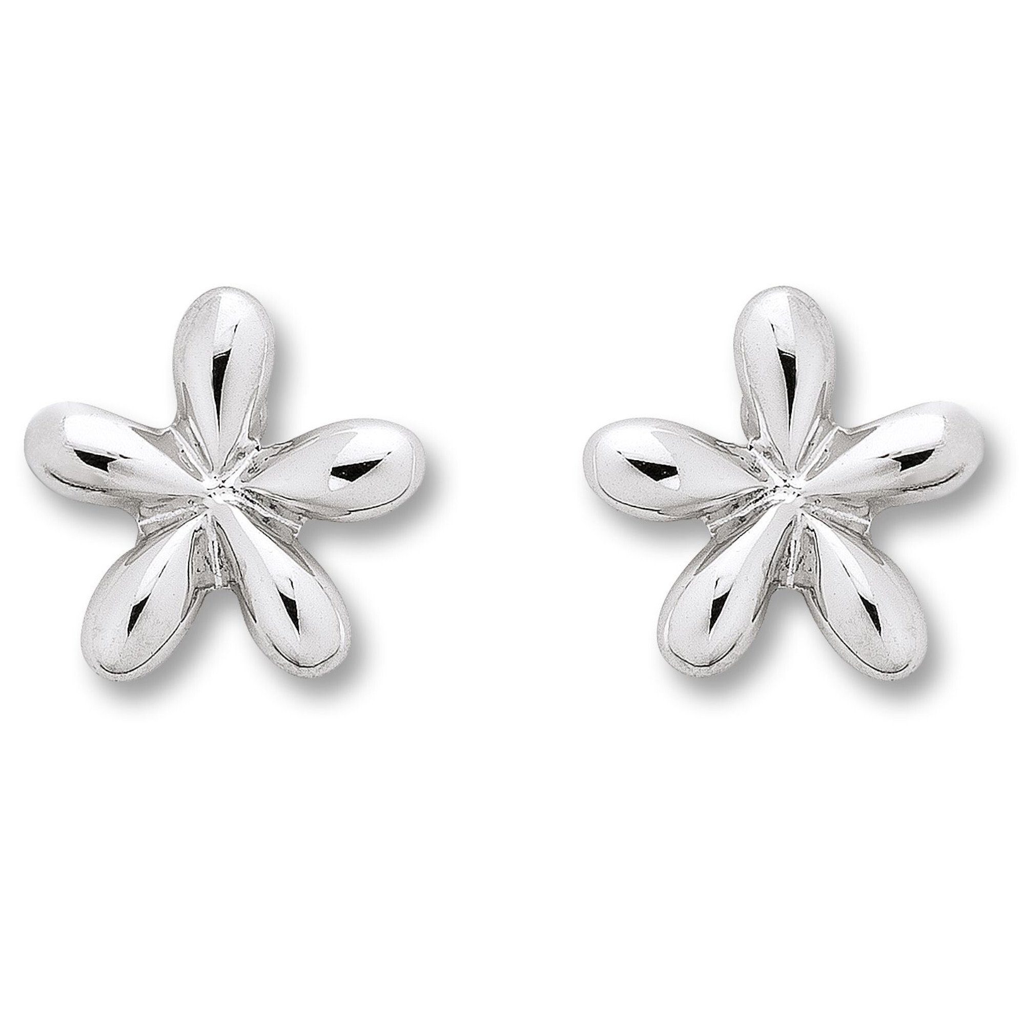 ONE ELEMENT Paar Ohrstecker Blume Blume Ohrstecker Silber, Ohrringe Damen Silber Schmuck 925 aus