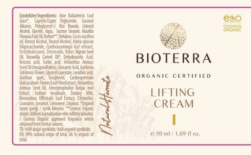 BIOTERRA Anti-Aging-Creme Bio Lifting Creme 50ml gegen Falten straffende Anti-Aging Pflege, 1-tlg., mit 50 ml Inhalt