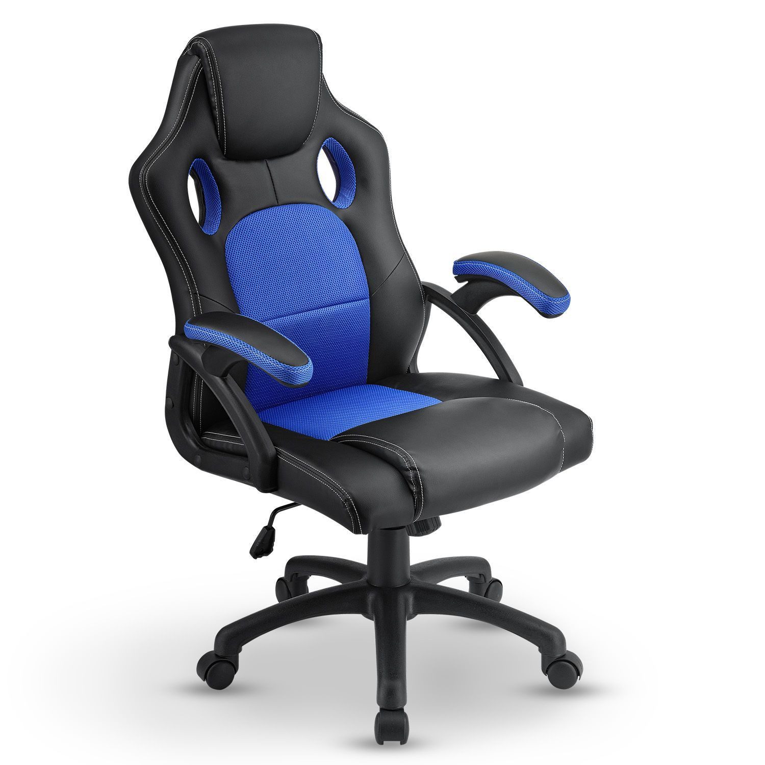 Juskys Gaming-Stuhl Montreal, Ergonomisch geformte Sitzfläche, Rückenlehne günstig online kaufen